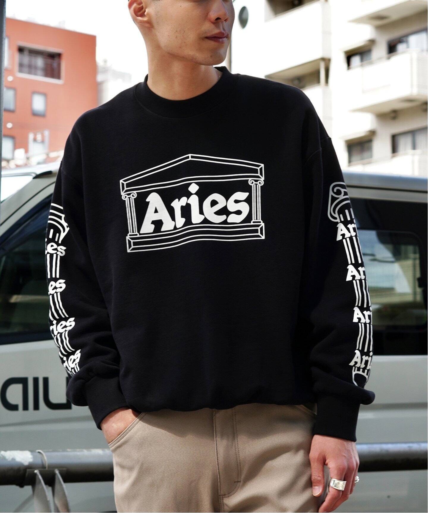 ARIES / アリーズ】COLUMN SWEATSHIRT（Tシャツ／カットソー）｜PULP 