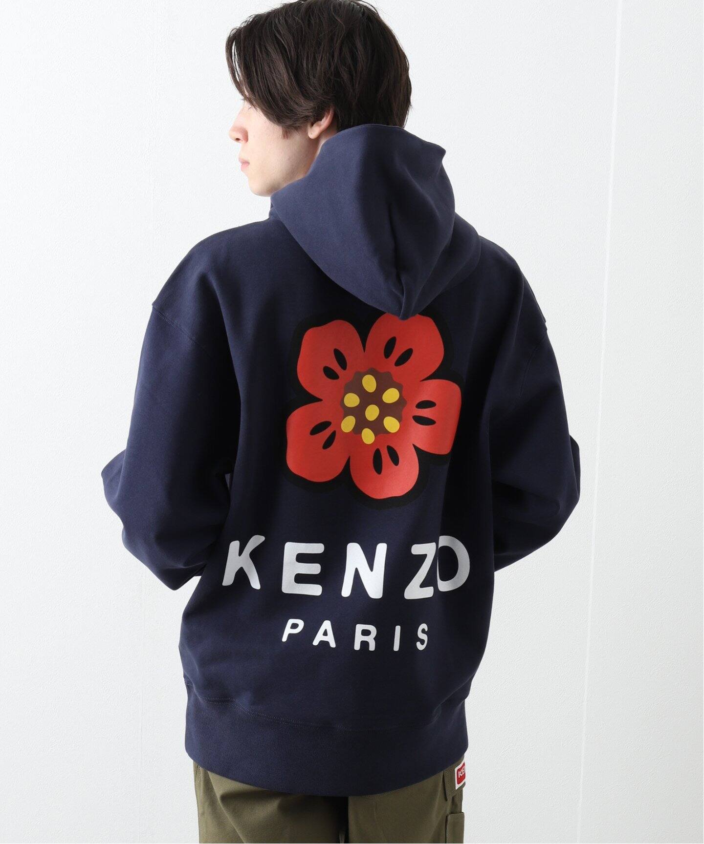 KENZO / ケンゾ―】SEASONAL LOGO OVERSIZE フーディー（パーカー 