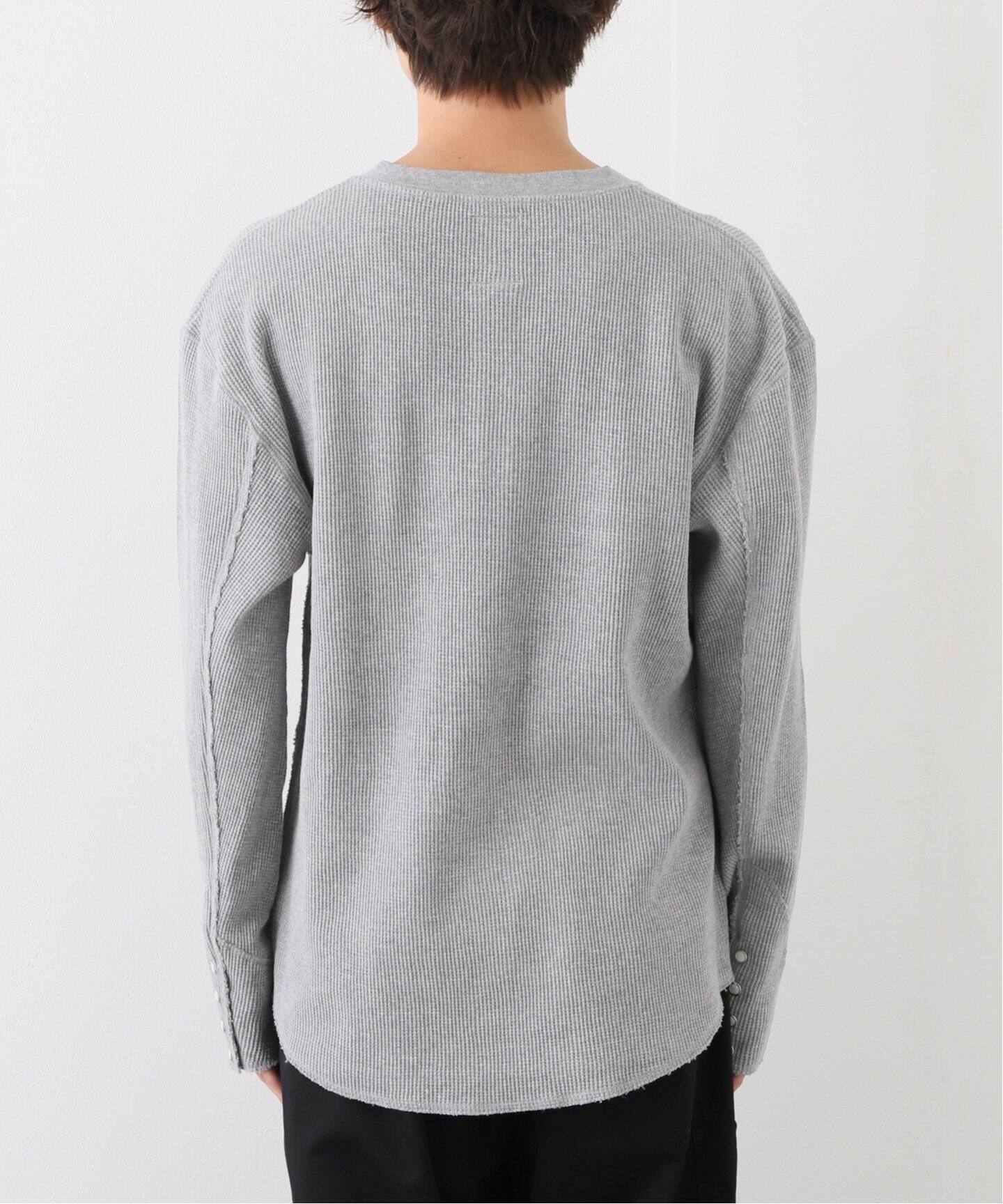 FACCIES / ファッチーズ】別注 Waffle Damage Henry Neck（Tシャツ