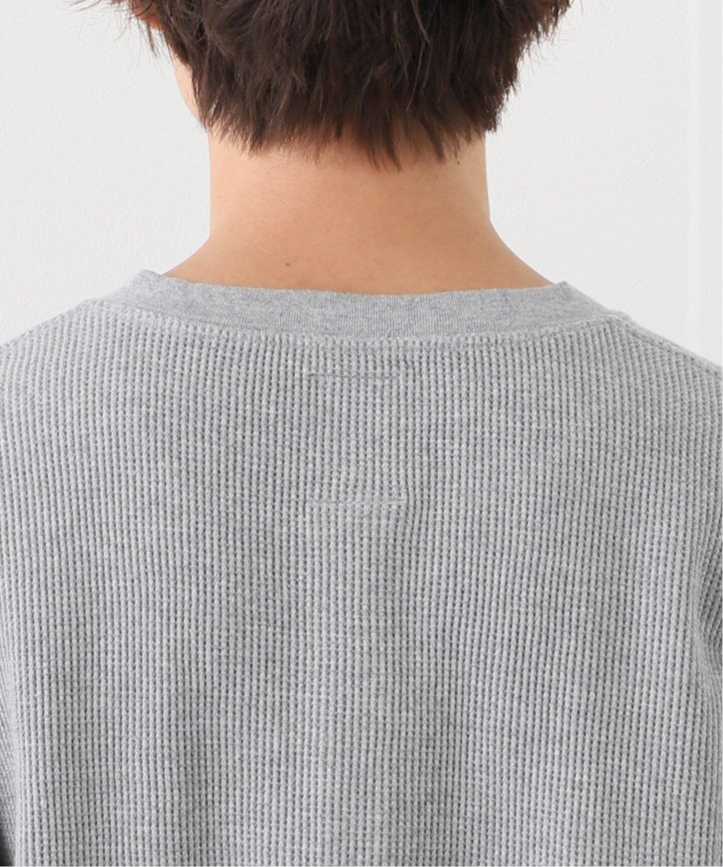 FACCIES / ファッチーズ】別注 Waffle Damage Henry Neck（Tシャツ