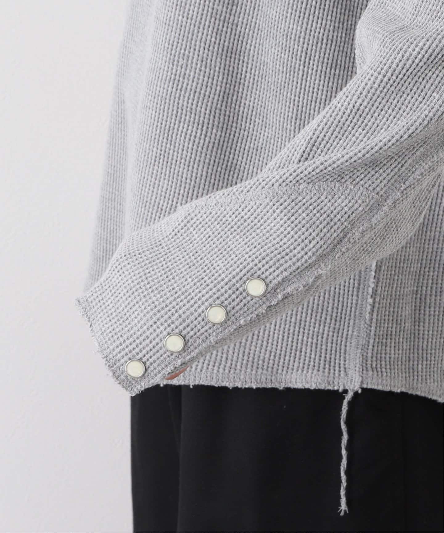 FACCIES / ファッチーズ】別注 Waffle Damage Henry Neck（Tシャツ