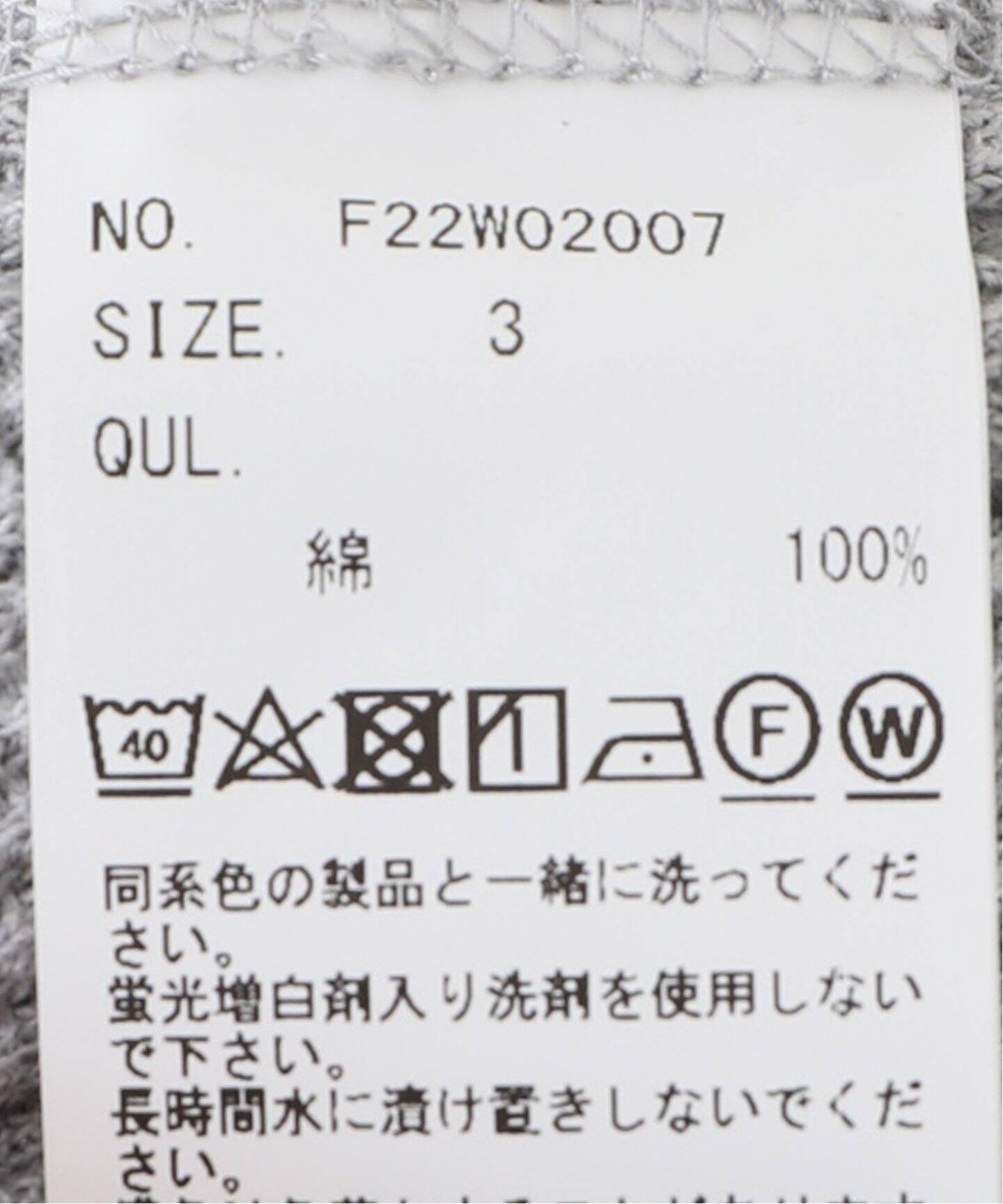 FACCIES / ファッチーズ】別注 Waffle Damage Henry Neck（Tシャツ