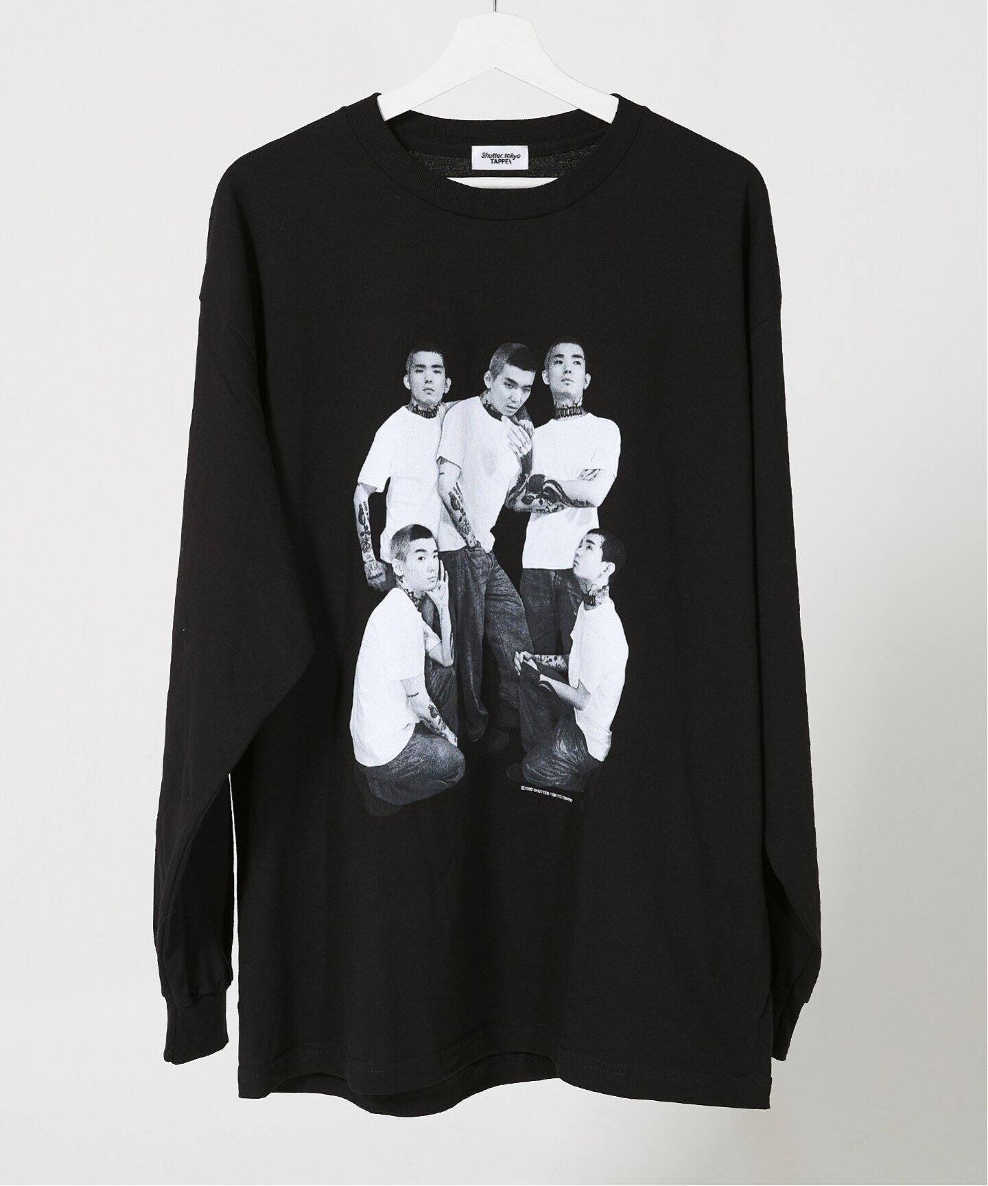 TAPPEI×shutter_tokyo】別注 JIN BAND L/S TEE（Tシャツ／カットソー 