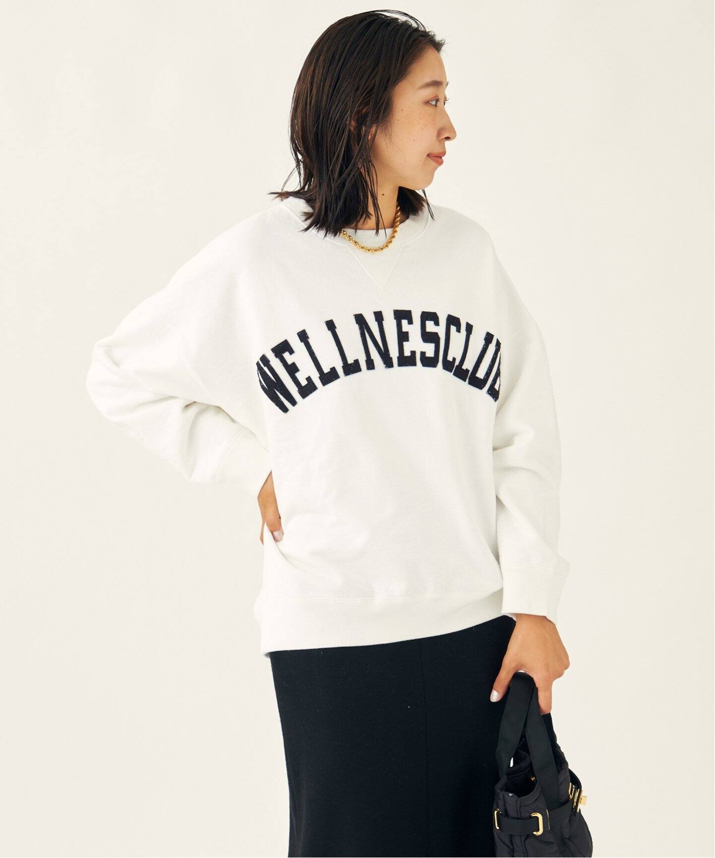INSCRIRE｜エルボーカットオフスウェット INSCRIRE エルボーカットオフスウェット
