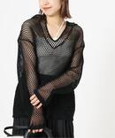 【Uhr/ウーア】Fishnet Hoodie：カットソー◆