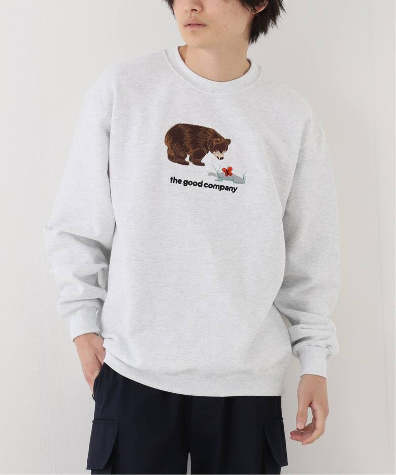 【THE GOOD COMPANY/ザグッドカンパニー】 BEAR CREW NECK（Tシャツ／カットソー）｜Oriens JOURNAL