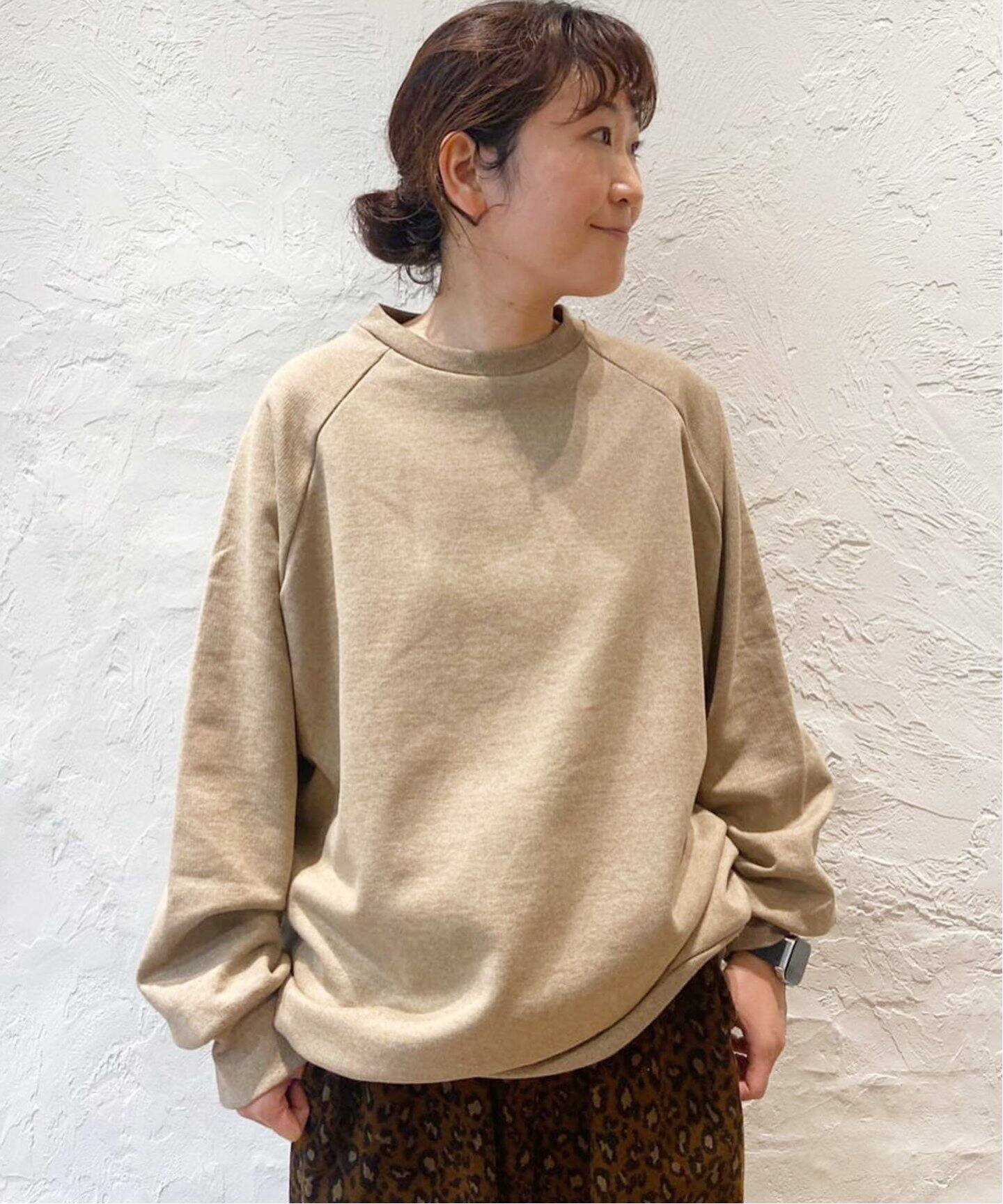 フレンチテリークルーネックプルオーバー（Tシャツ／カットソー  