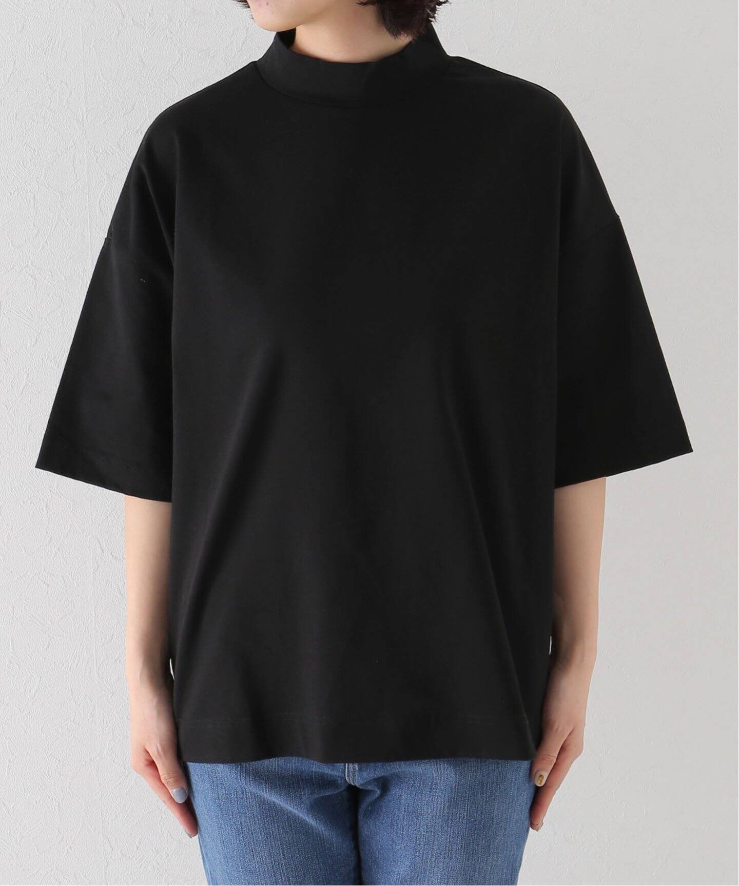 ドライジャージー モックネックプルオーバー（Tシャツ／カットソー 