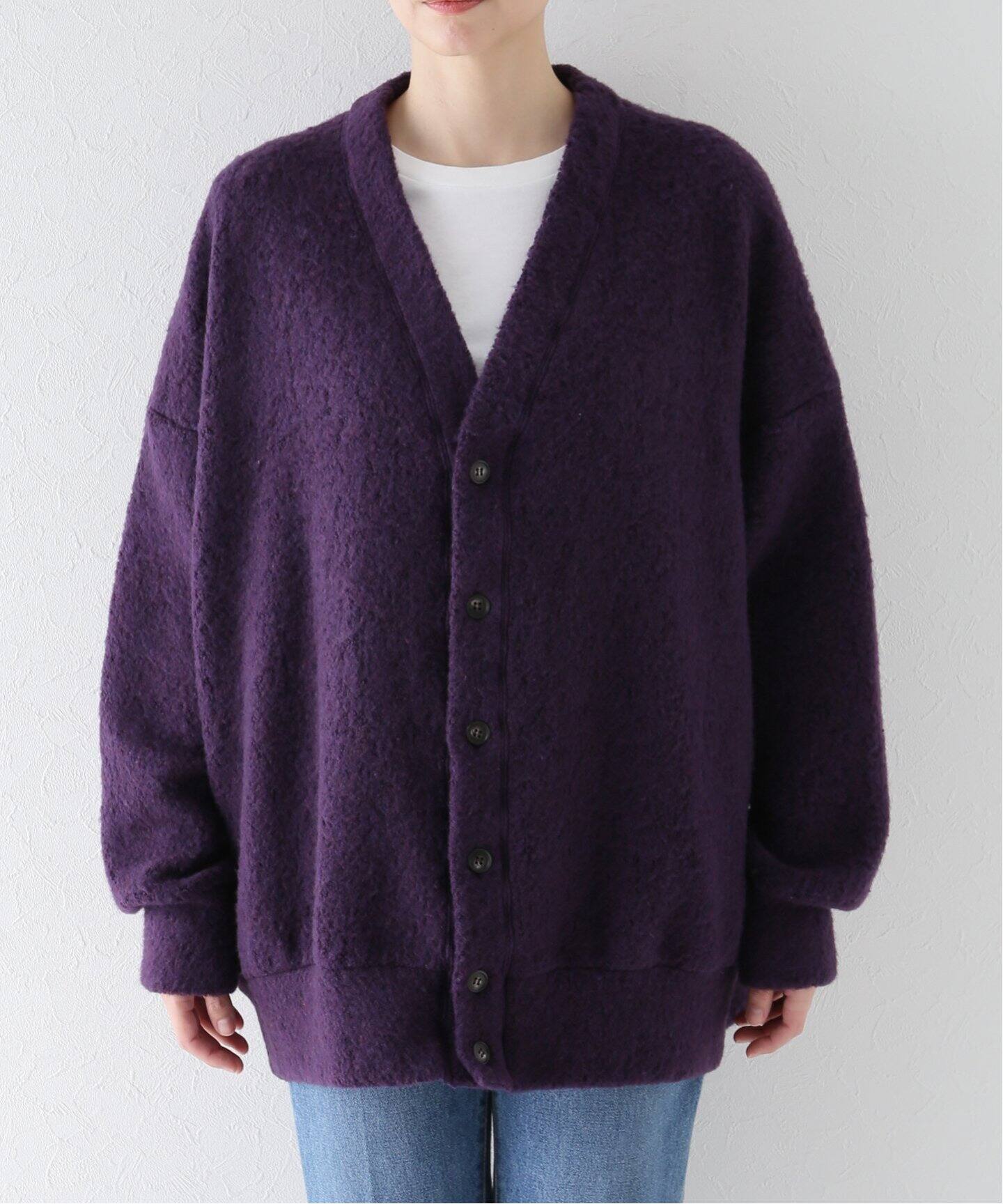 ボアフリース Vネックカーディガン（カーディガン）｜journal standard  