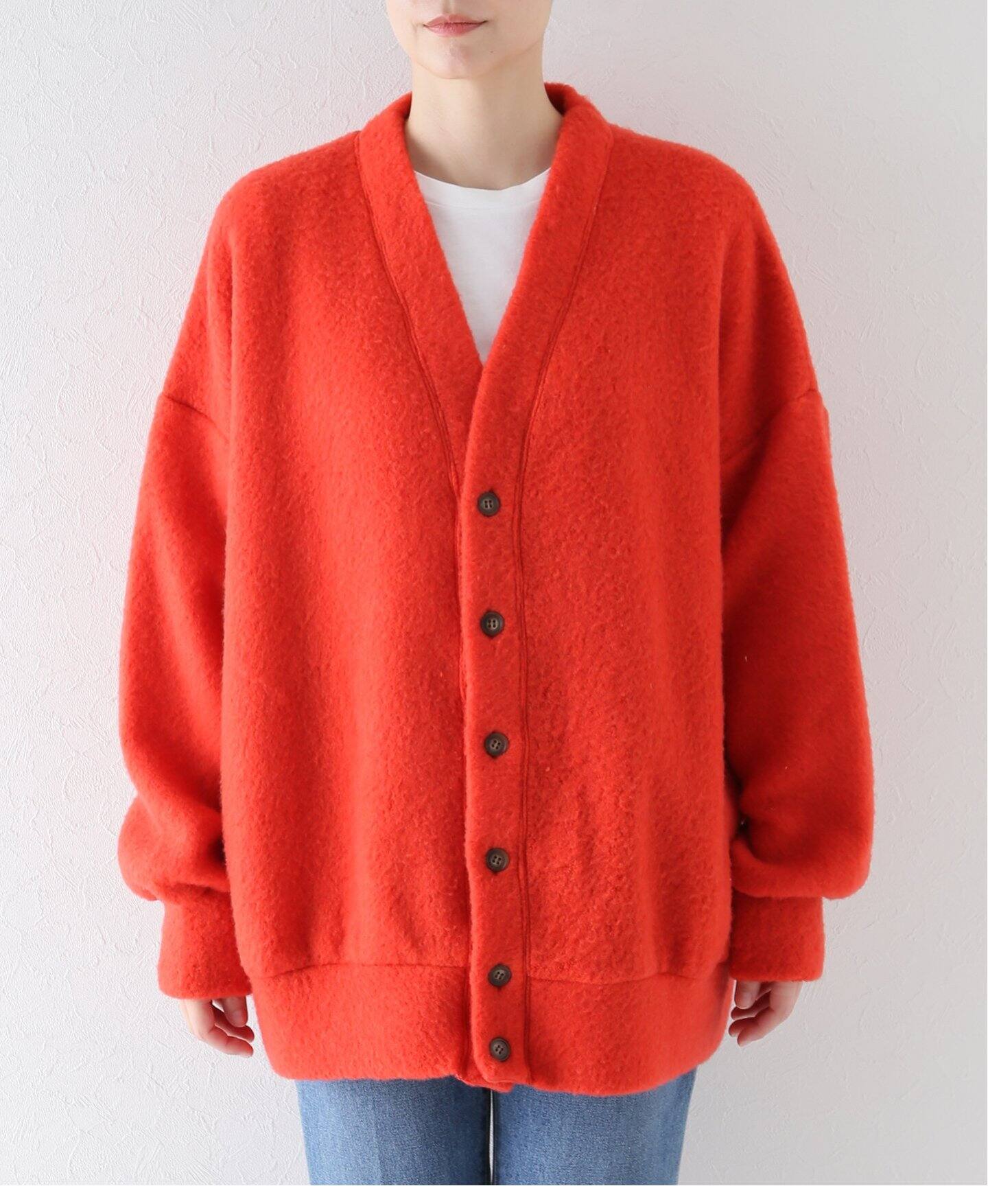 ボアフリース Vネックカーディガン（カーディガン）｜journal standard  