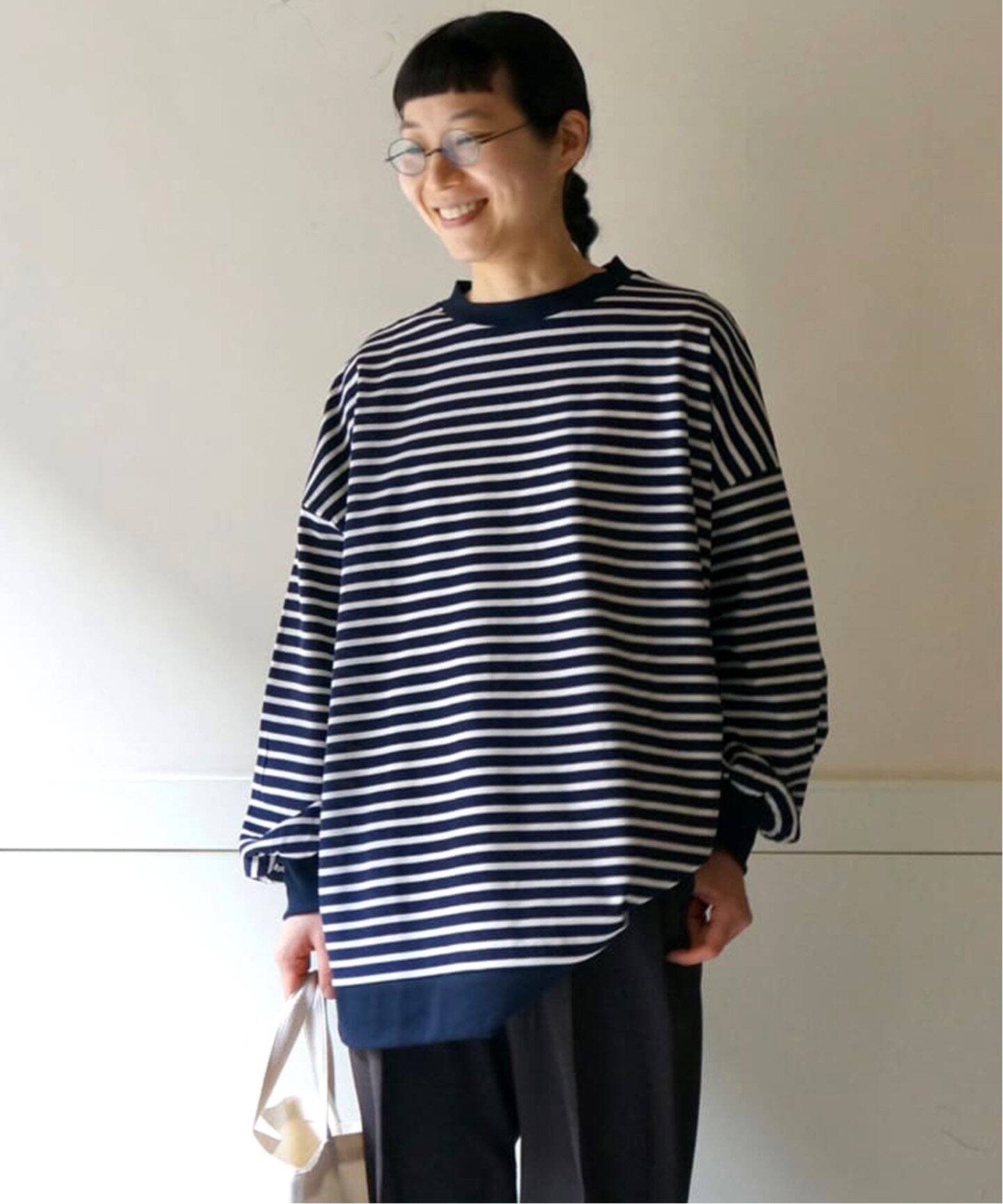 サーフニットボーダー クルーネックプルオーバー（Tシャツ／カットソー 