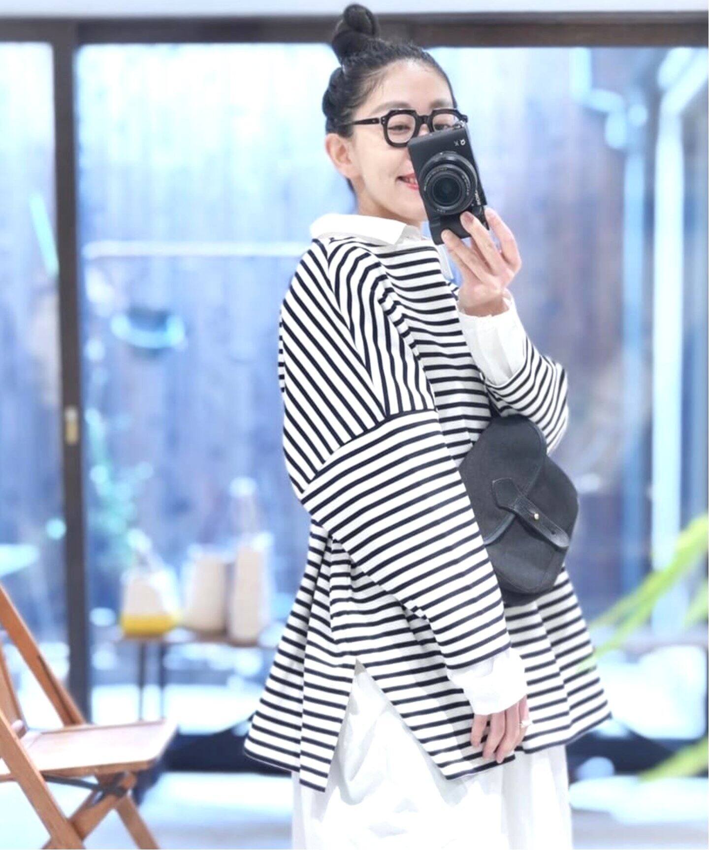 ミラノリブボーダー ボートネックプルオーバー（Tシャツ／カットソー  