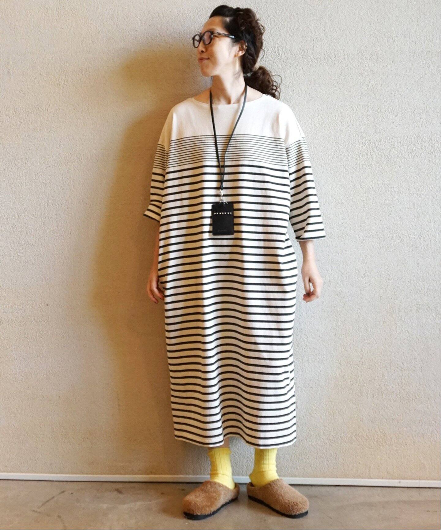 ボーダー ボートネックワンピース（ワンピース）｜journal standard  