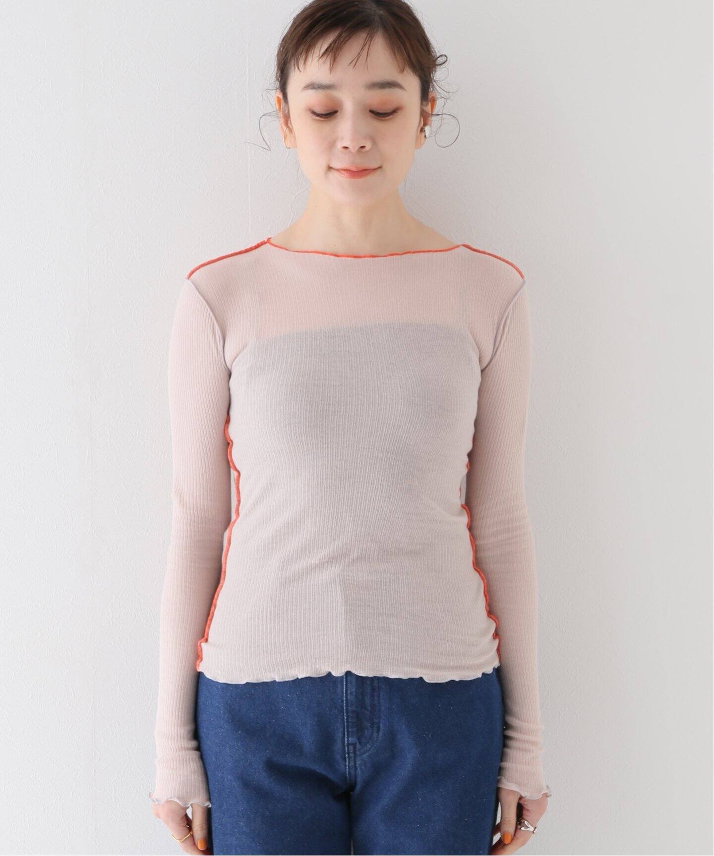 BASERANGE/ベースレンジ】MAIN VEIN LONG SLEEVE：カットソー（Tシャツ 
