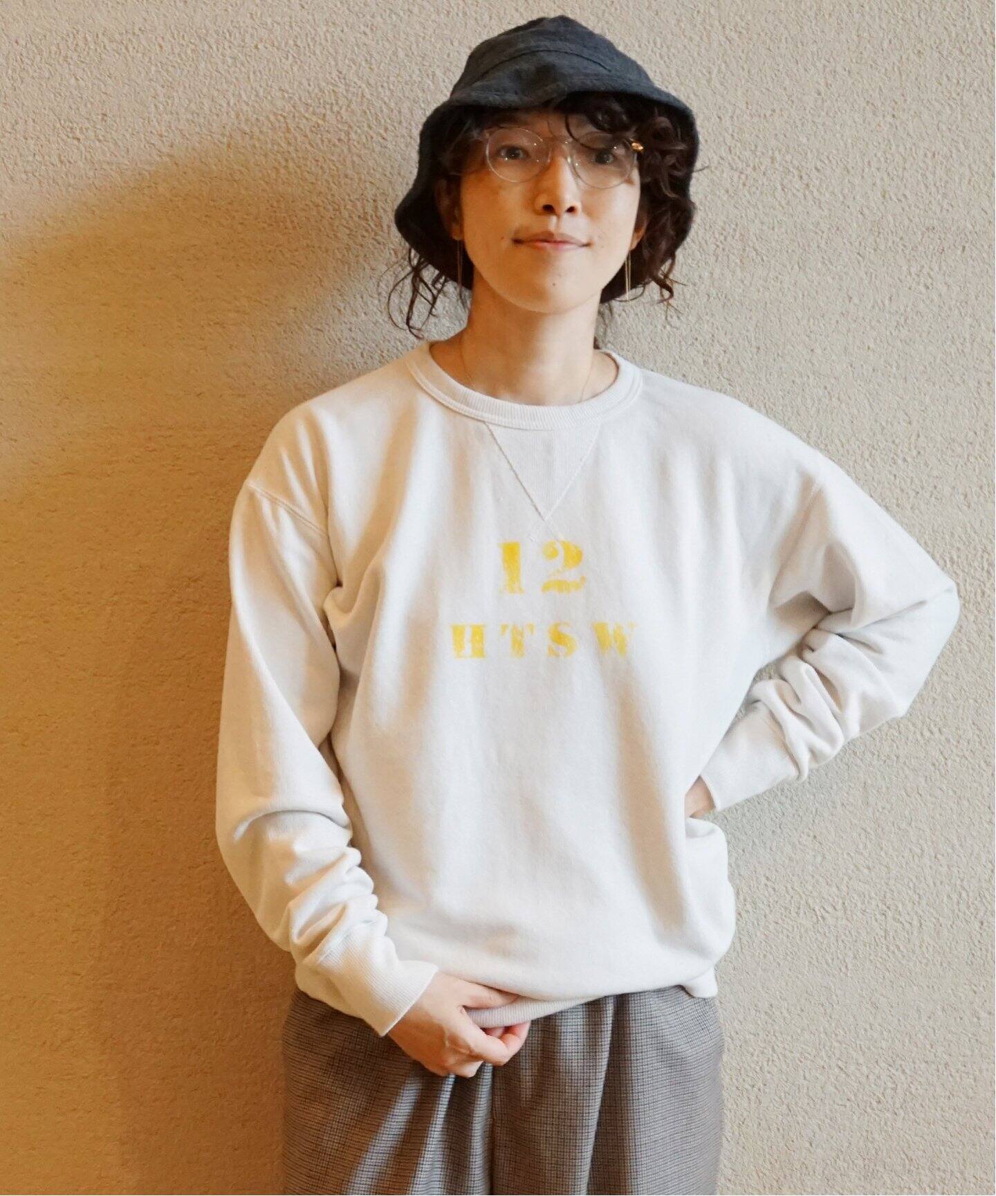 HTS / エイチティーエス】 PRINT SWEAT SHIRT（スウェット 