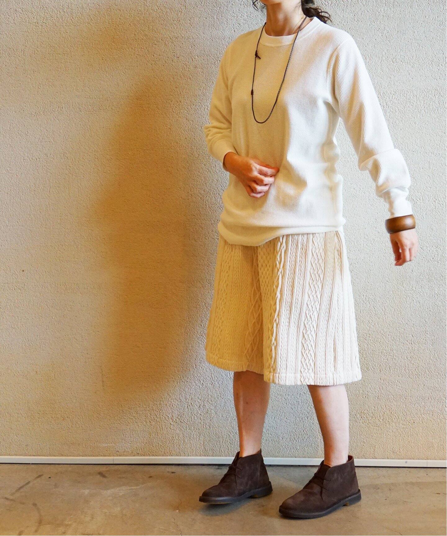 TOUJOURS / トゥジュー】WAFFLE JERSEY UNDERSHIRT（Tシャツ  