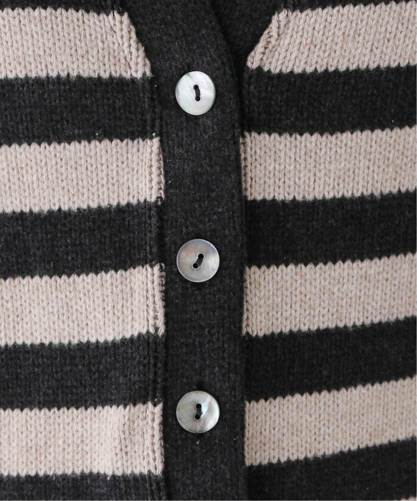 ALBUM DI FAMIGLIA/アルバム ディ ファミリア】STRIPED WIDE CARDIGAN 