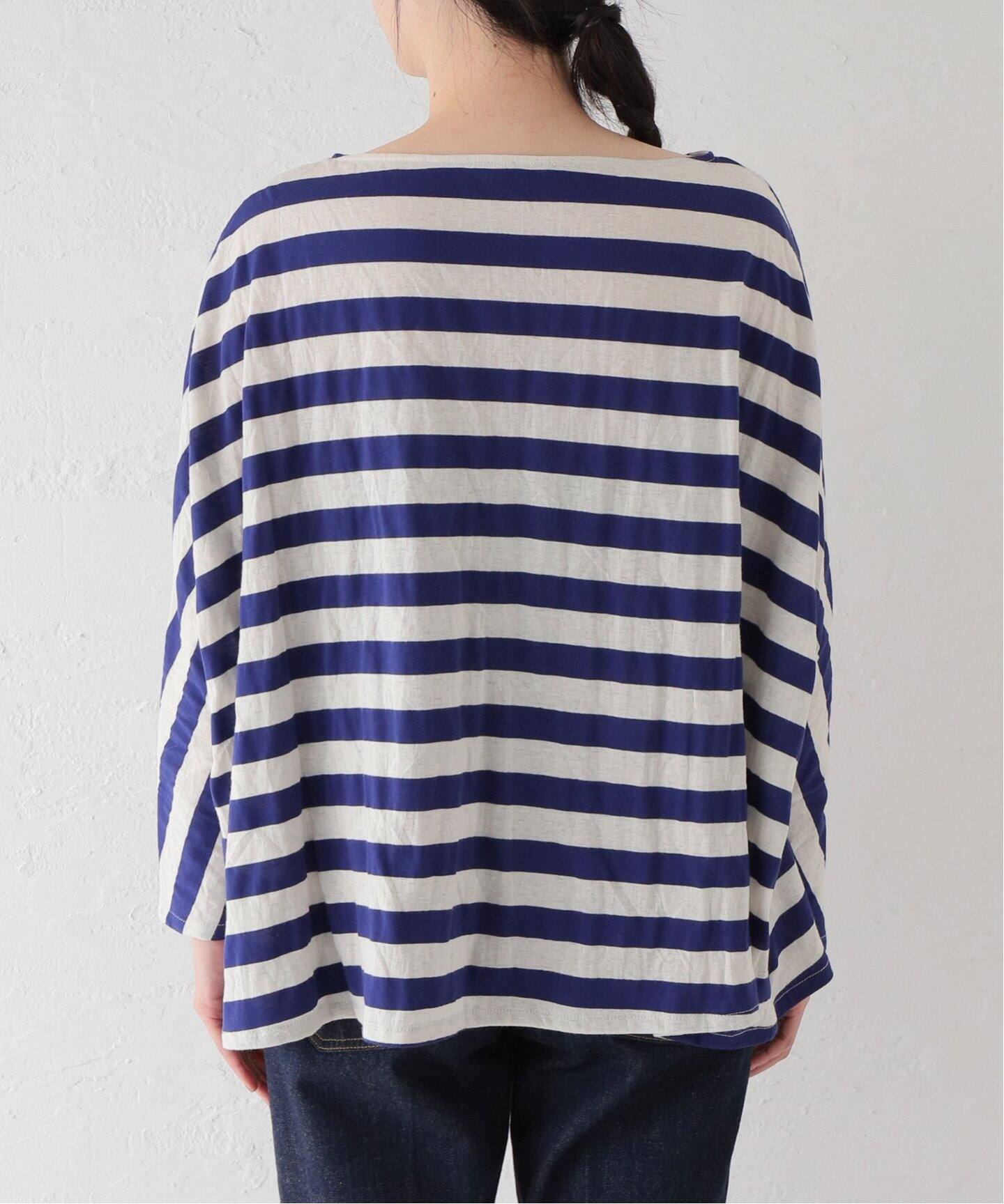 apuntob/アプントビー】 STRIPED JERSEY PULL（Tシャツ／カットソー 