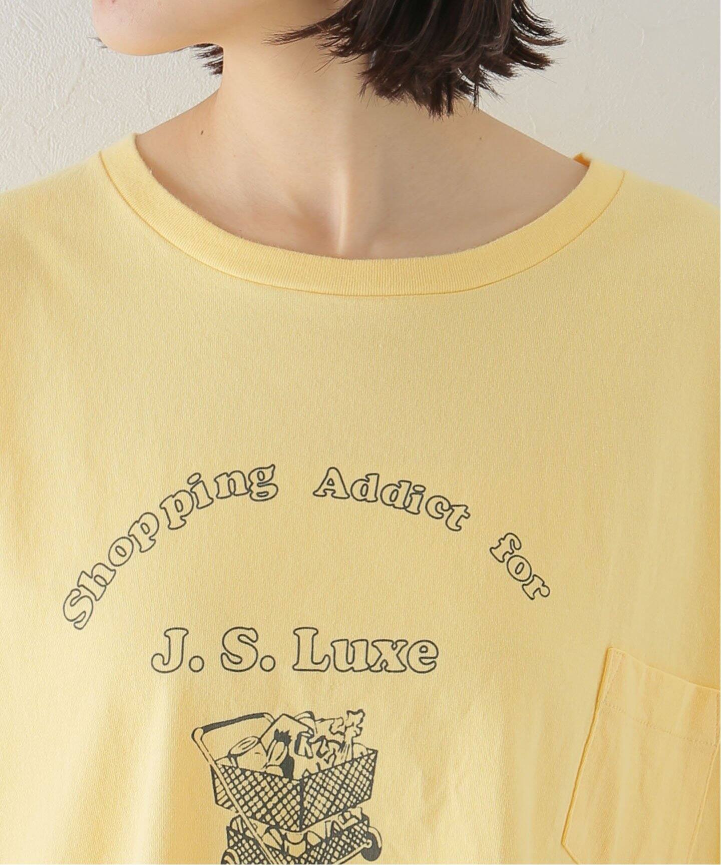 chimala/チマラ】 for luxe PRINT TEE(SHOPPING CART☆（Tシャツ 