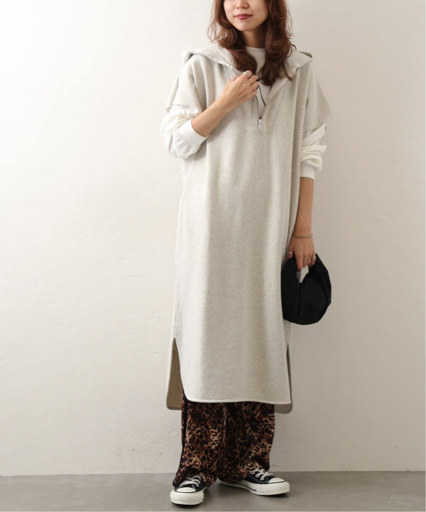 ハーフzipフーディワンピース Journal Standard Relume ジャーナルスタンダード レリューム 公式のファッション通販 Baycrew S Store