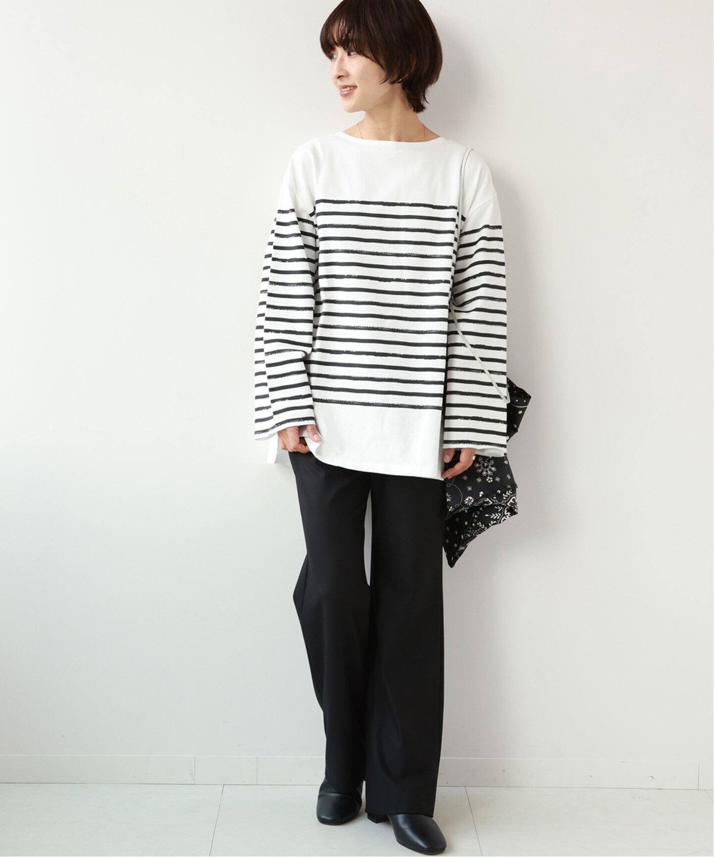 ペイントボーダープルオーバー（Tシャツ／カットソー）｜JOURNAL