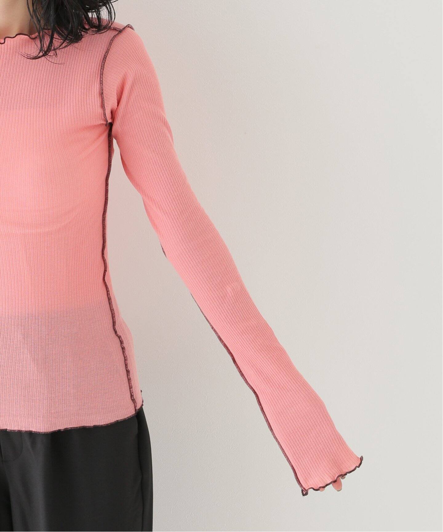 BASERANGE/ベースレンジ】 VEIN LONG SLEEVE：カットソー（Tシャツ 