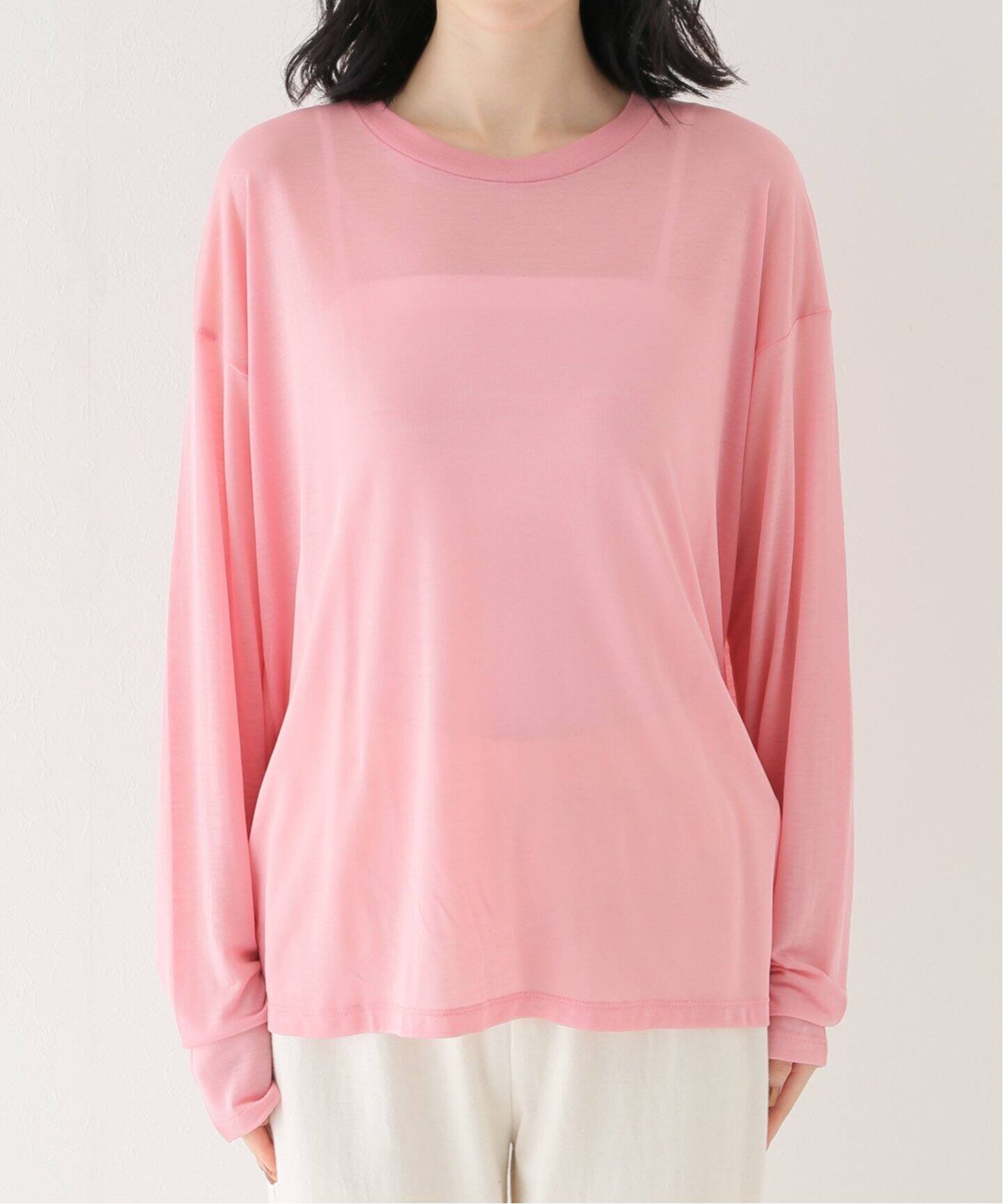 BASERANGE/ベースレンジ】LOOSE LONG SLEEVE TEE（Tシャツ／カットソー  