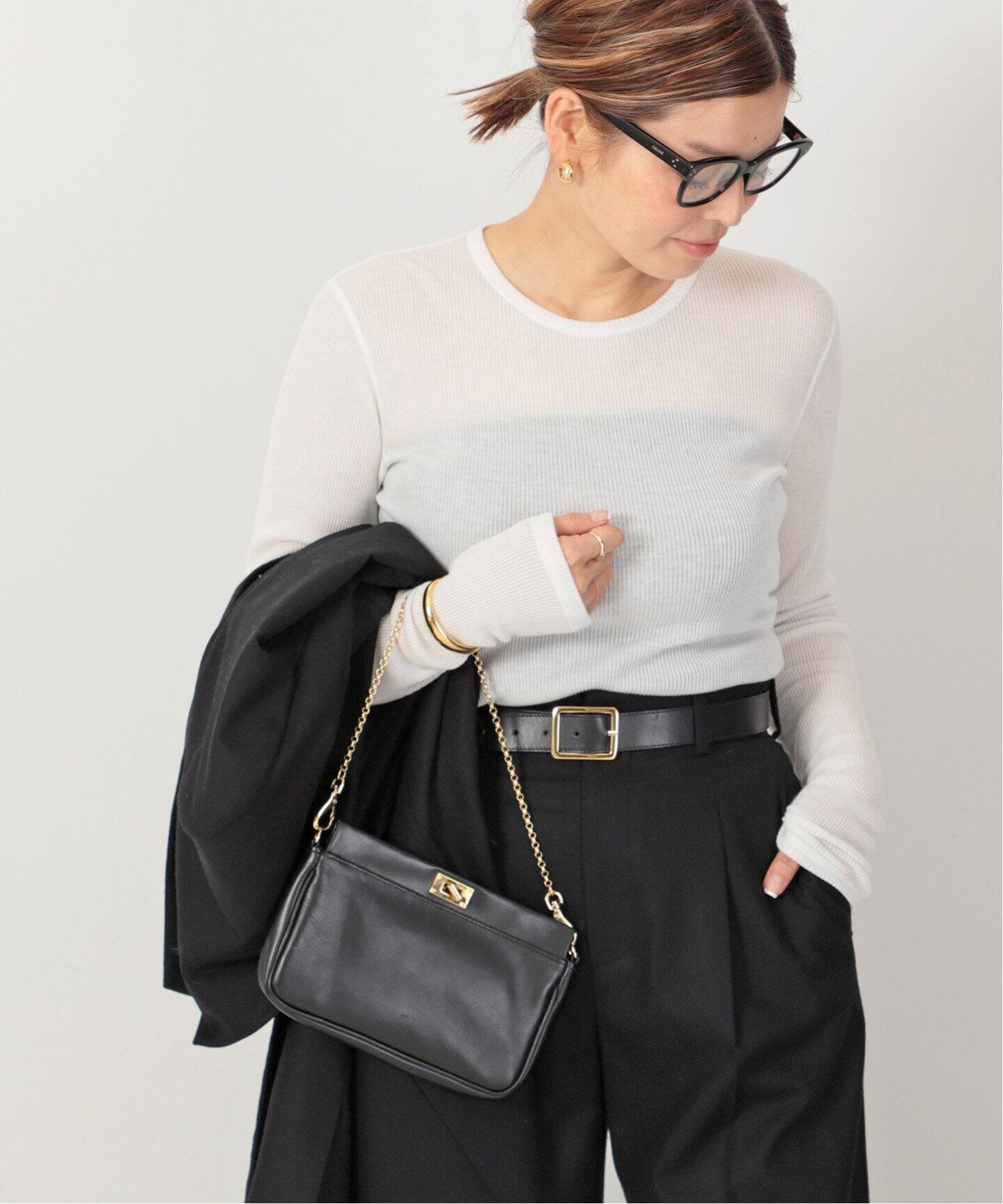 テレコ ロングスリーブ プルオーバー（Tシャツ／カットソー  