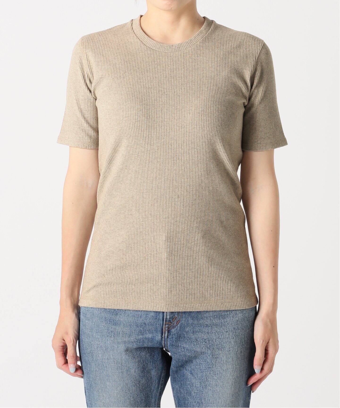 追加Co/Ca stretch Rib プルオーバー（Tシャツ／カットソー 
