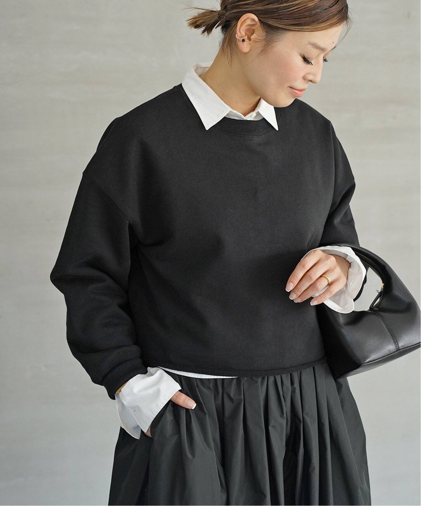 Cropped スウェット プルオーバー（スウェット）｜Deuxieme Classe 