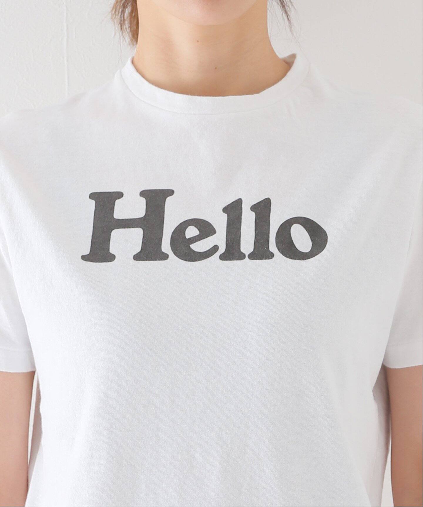 MADISONBLUE/マディソンブルー】HELLO クルーネック Tシャツ（Tシャツ 