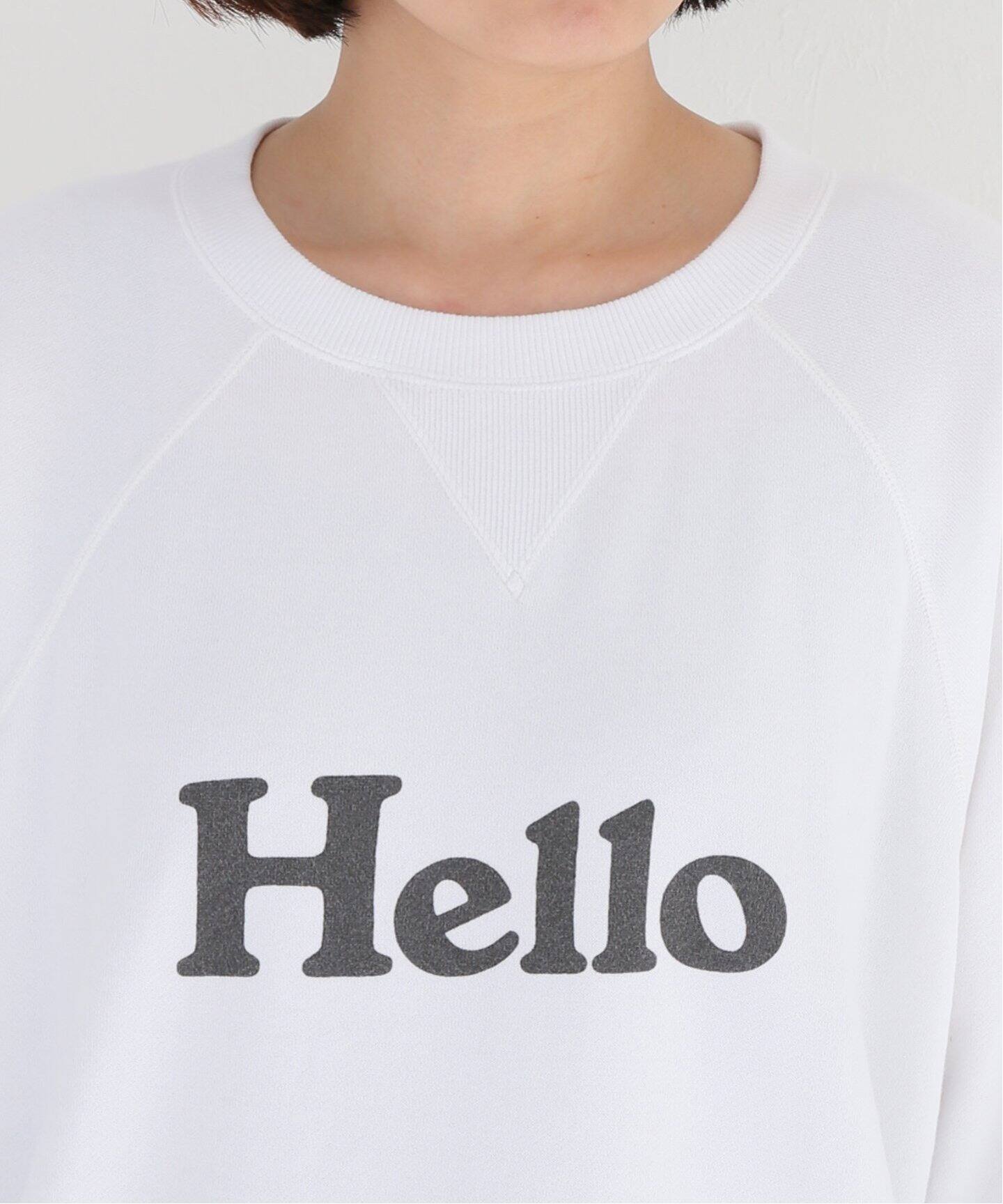 MADISONBLUE/マディソンブルー】HELLO SWEAT ロングスリーブ（Tシャツ 