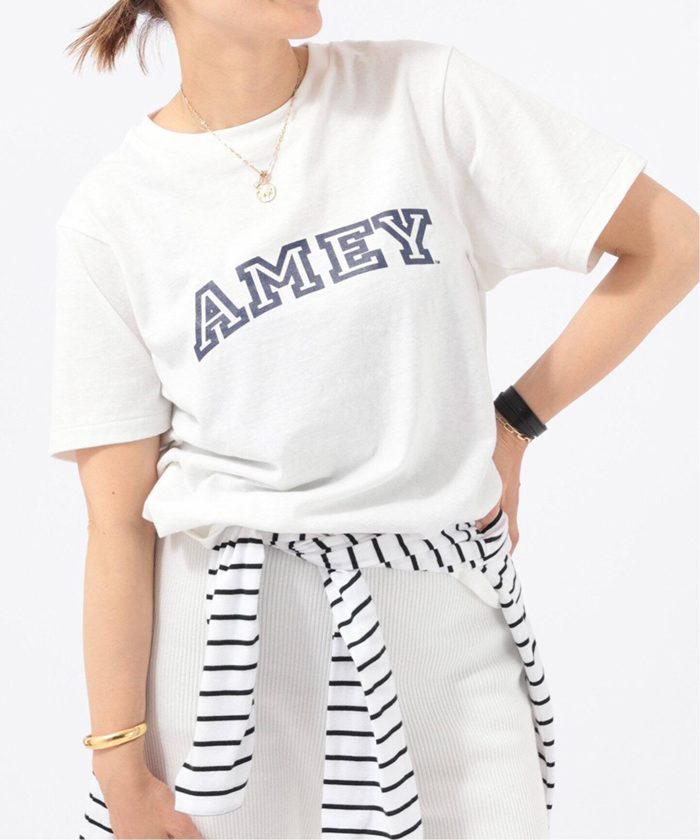 AMERICANA /アメリカーナ】 AMEY Tシャツ（Tシャツ／カットソー 
