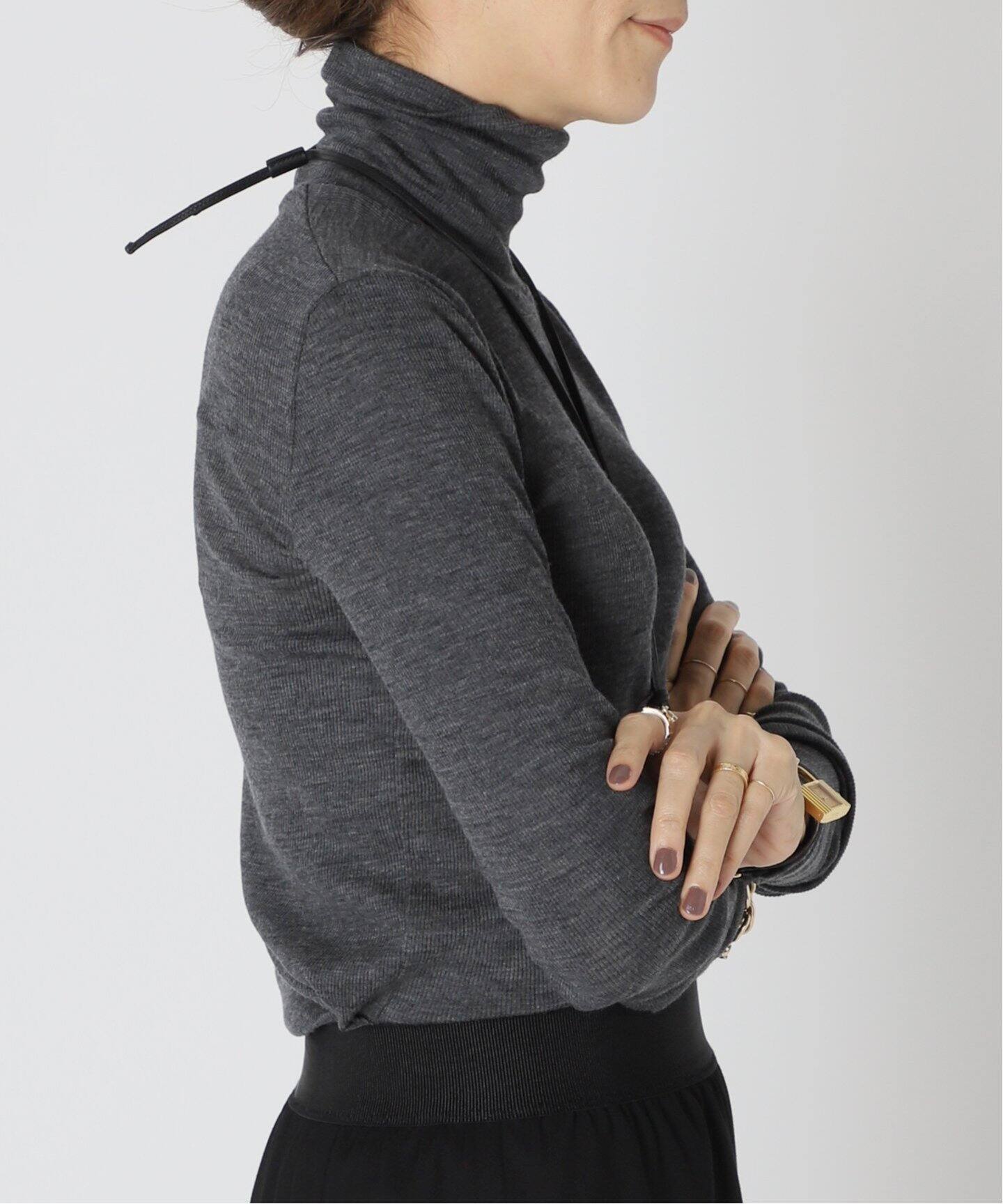 WOOLY RIB タートルネックプルオーバー（Tシャツ／カットソー）｜MUSE  