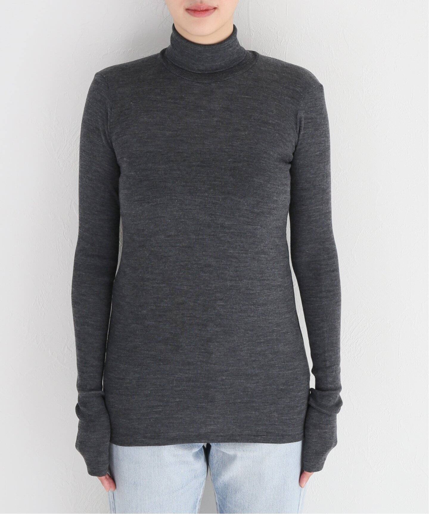 WOOLY RIB タートルネックプルオーバー（Tシャツ／カットソー）｜MUSE 