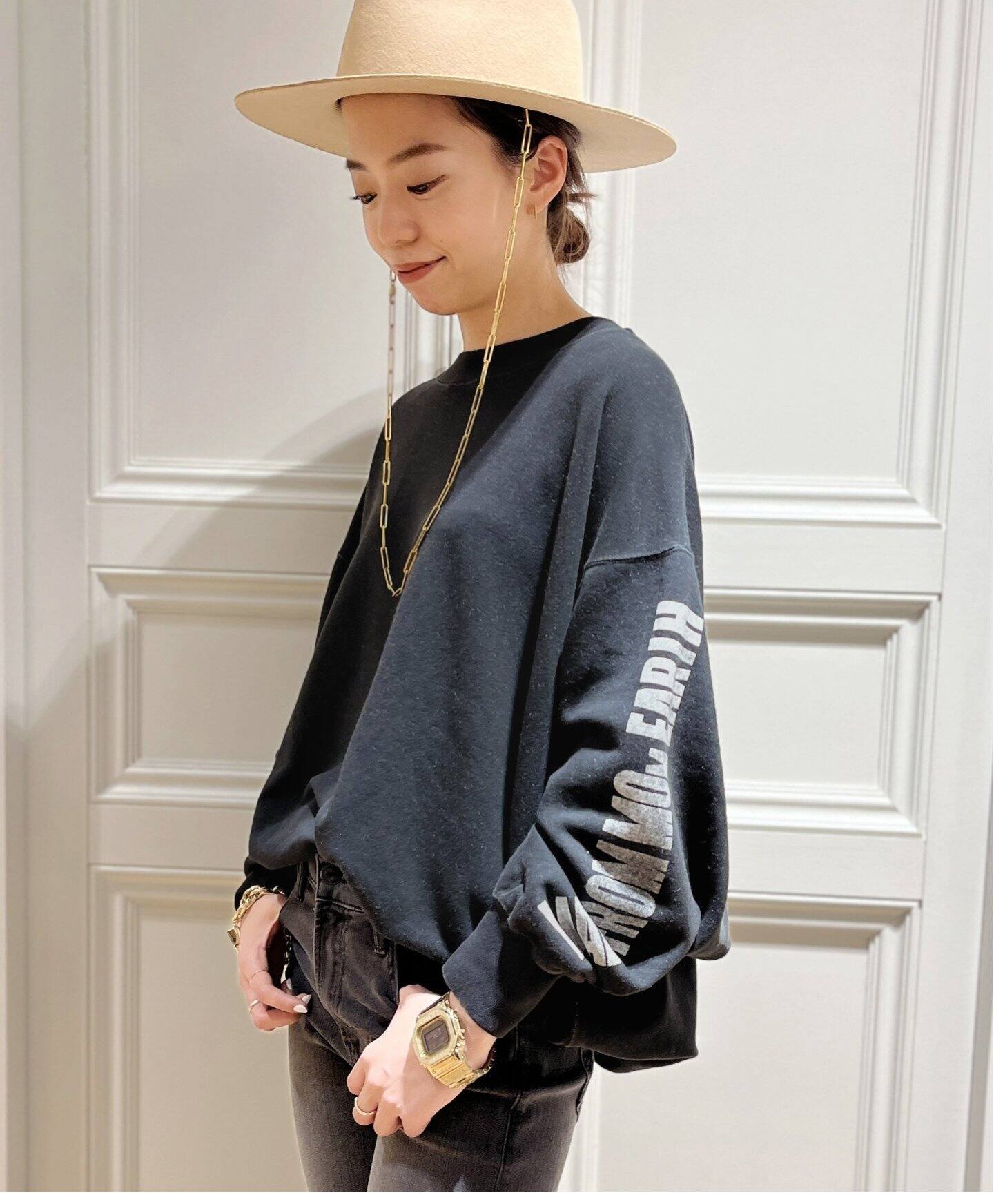 Deuxieme Classe ロゴスウェット 