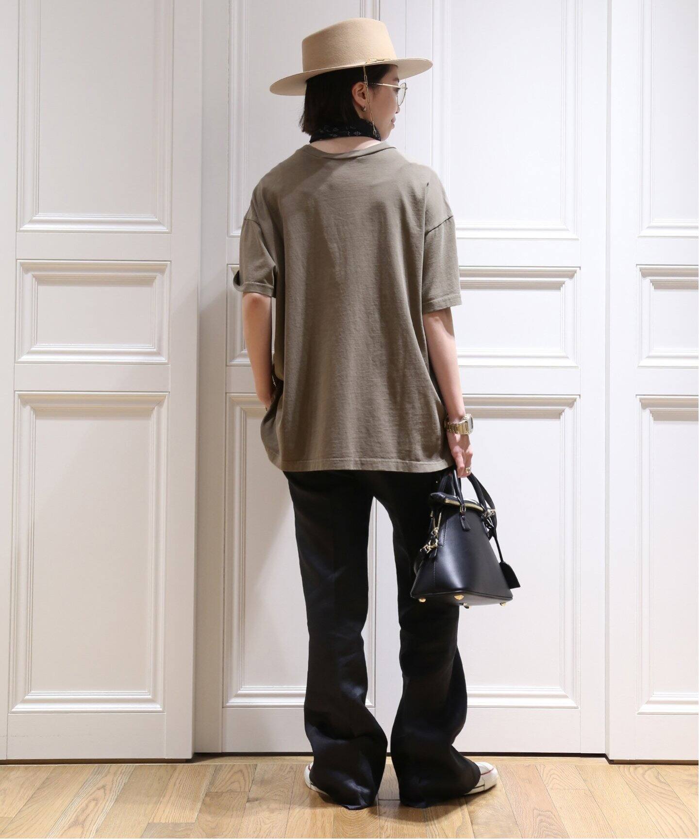 STAND ALONE/スタンド アローン】STRAIGHT FIT PIGMENT Tシャツ（T 