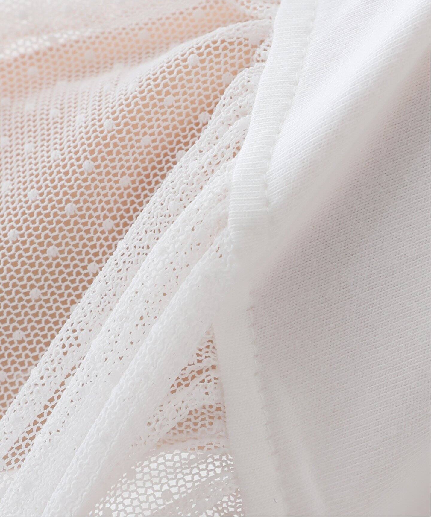 H/アッシュ】remake レースバルーンTシャツ（Tシャツ／カットソー  