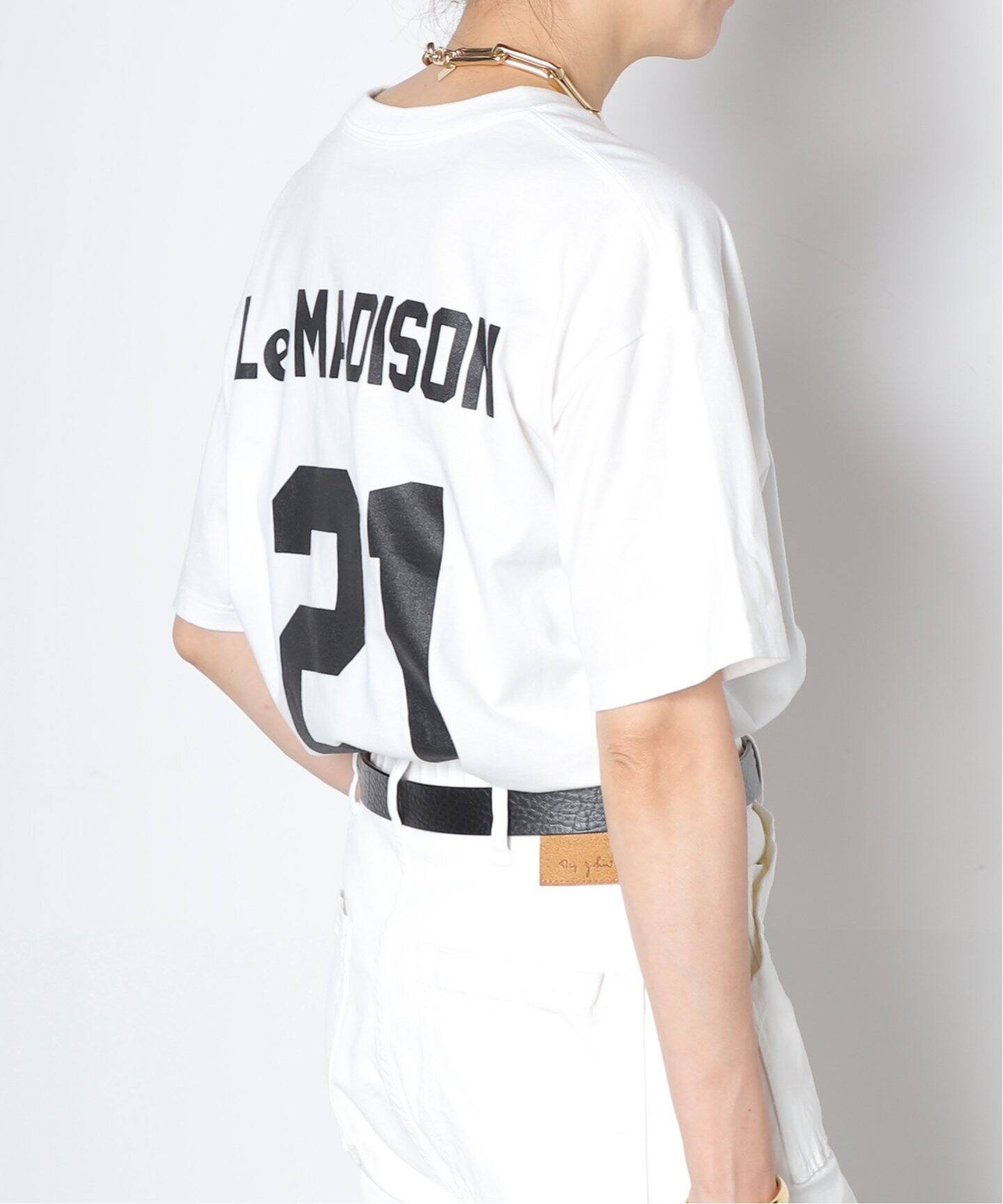 MADISONBLUE/マディソンブルー】NUMBERING TEE M（Tシャツ／カットソー 