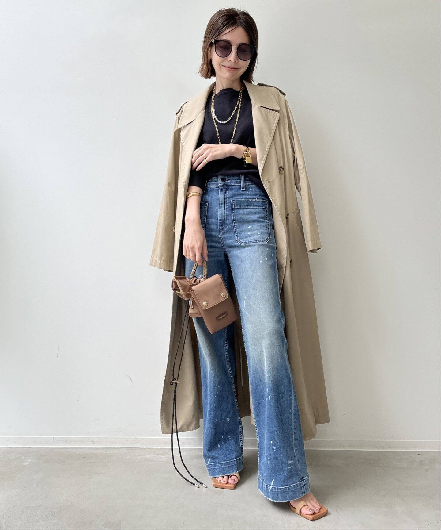 Rib L/S T-SH（Tシャツ／カットソー）｜L 