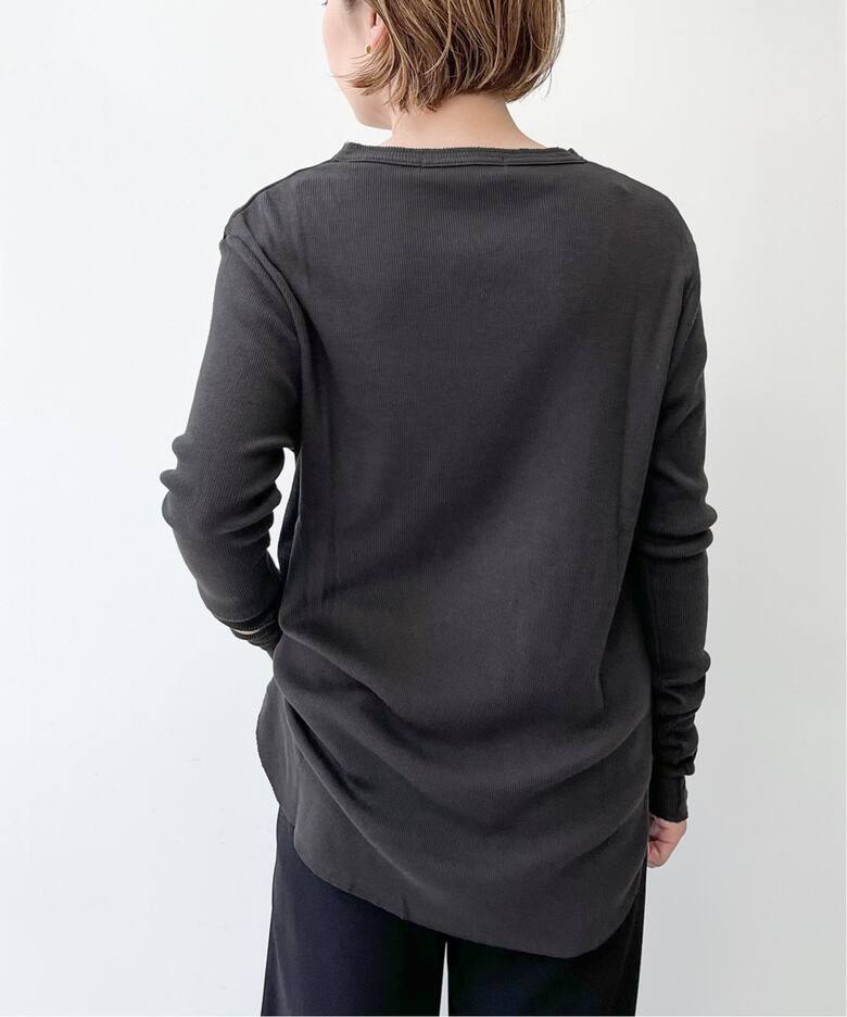Rib L/S T-SH（Tシャツ／カットソー）｜L 