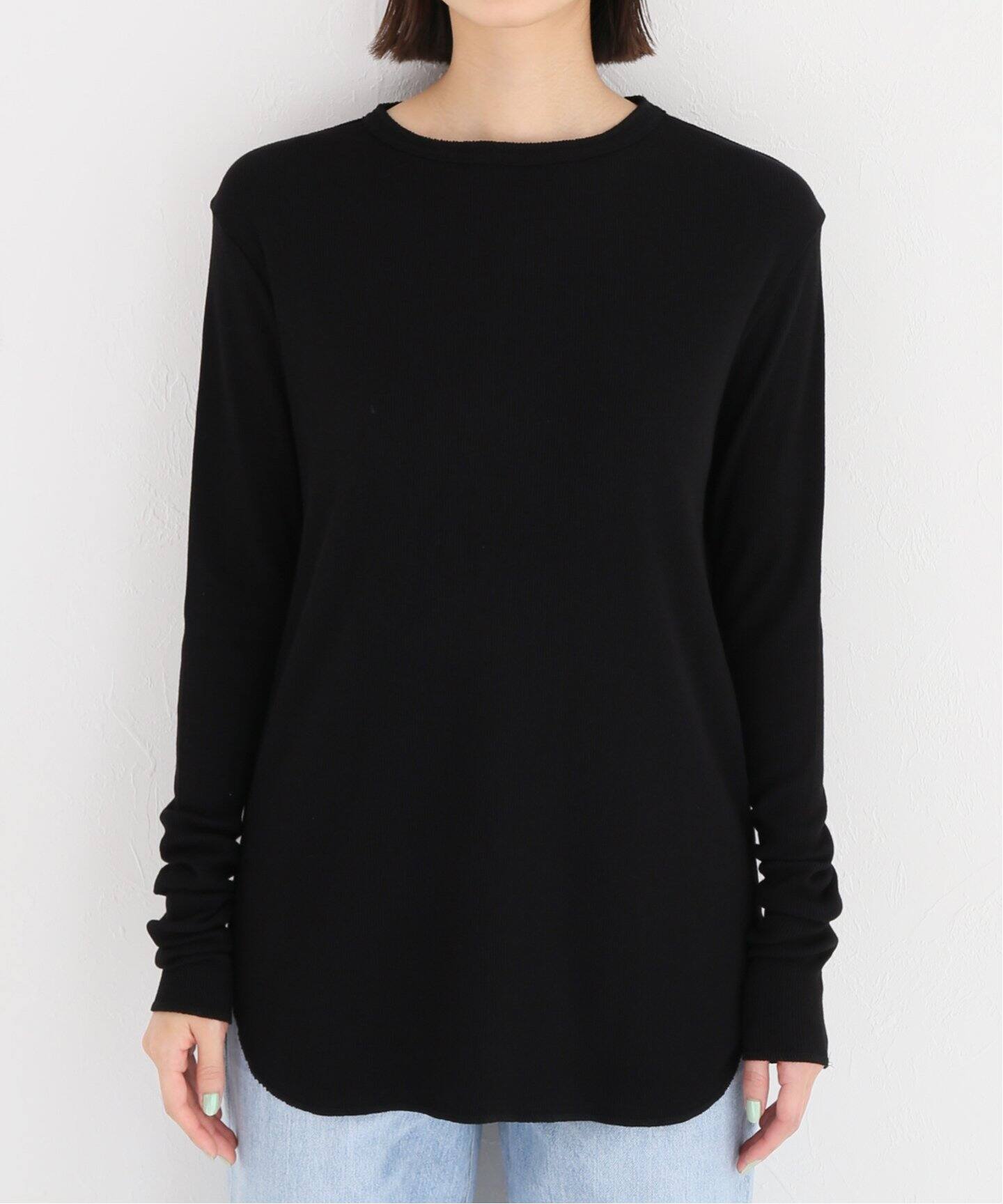 Rib L/S T-SH（Tシャツ／カットソー）｜L 