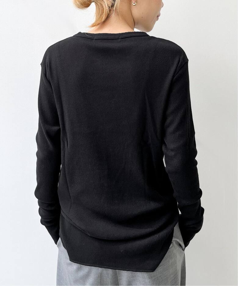 Rib L/S T-sh（Tシャツ／カットソー）｜L