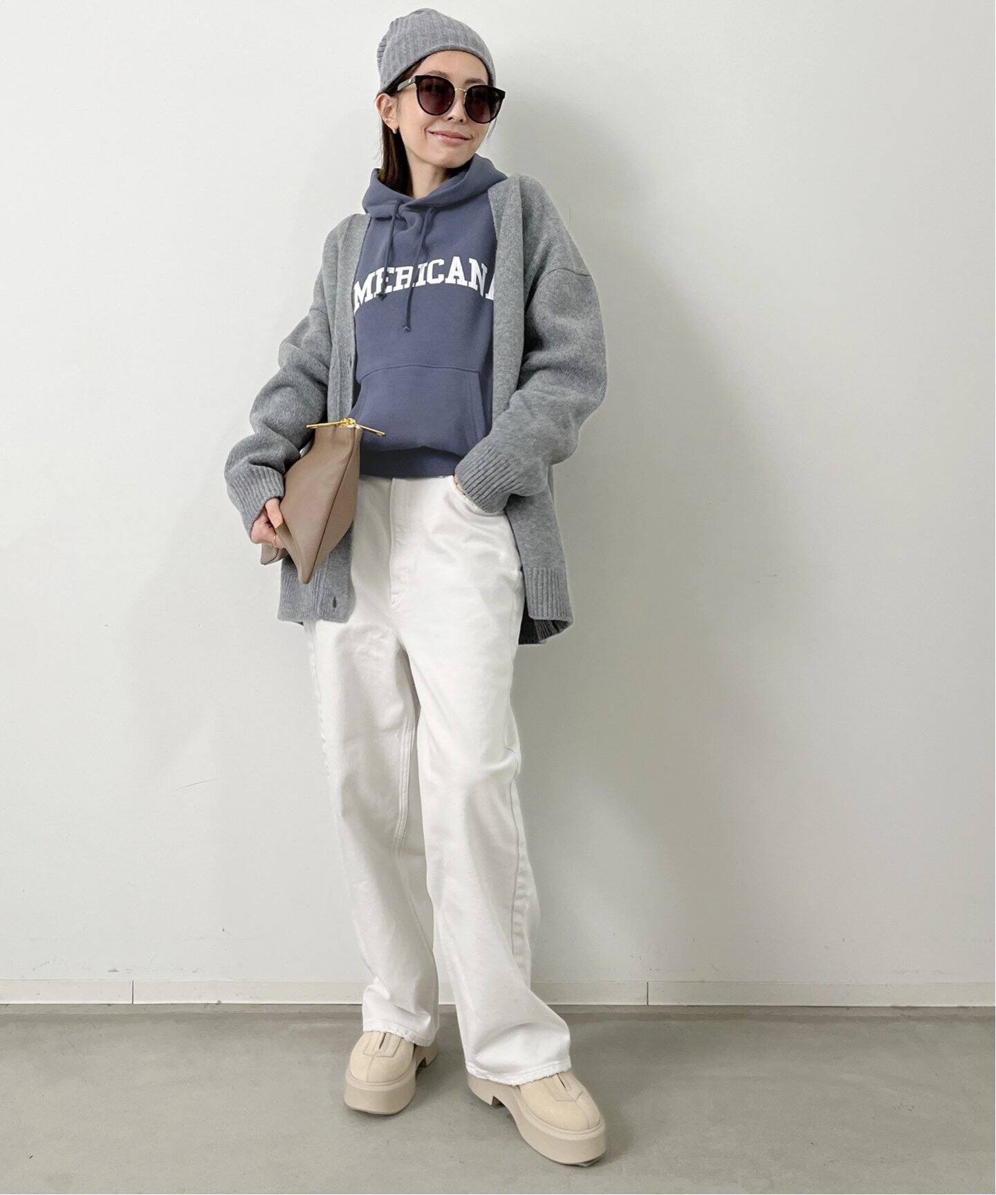 Americana/アメリカーナ】Logo Parka（パーカー）｜L