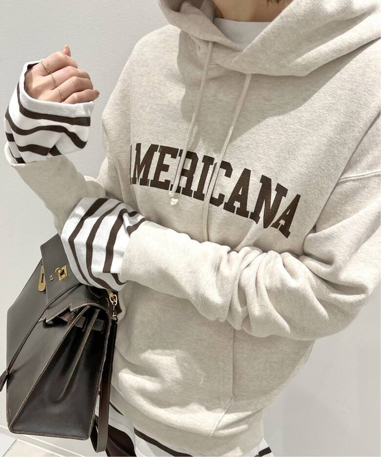 Americana/アメリカーナ】Logo Parka（パーカー）｜L 