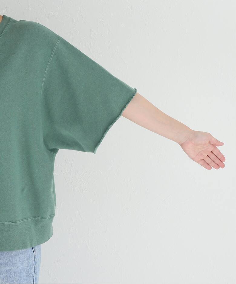 REMI RELIEF Cut Off Sleeve Sweat グリーン - トレーナー・スウェット