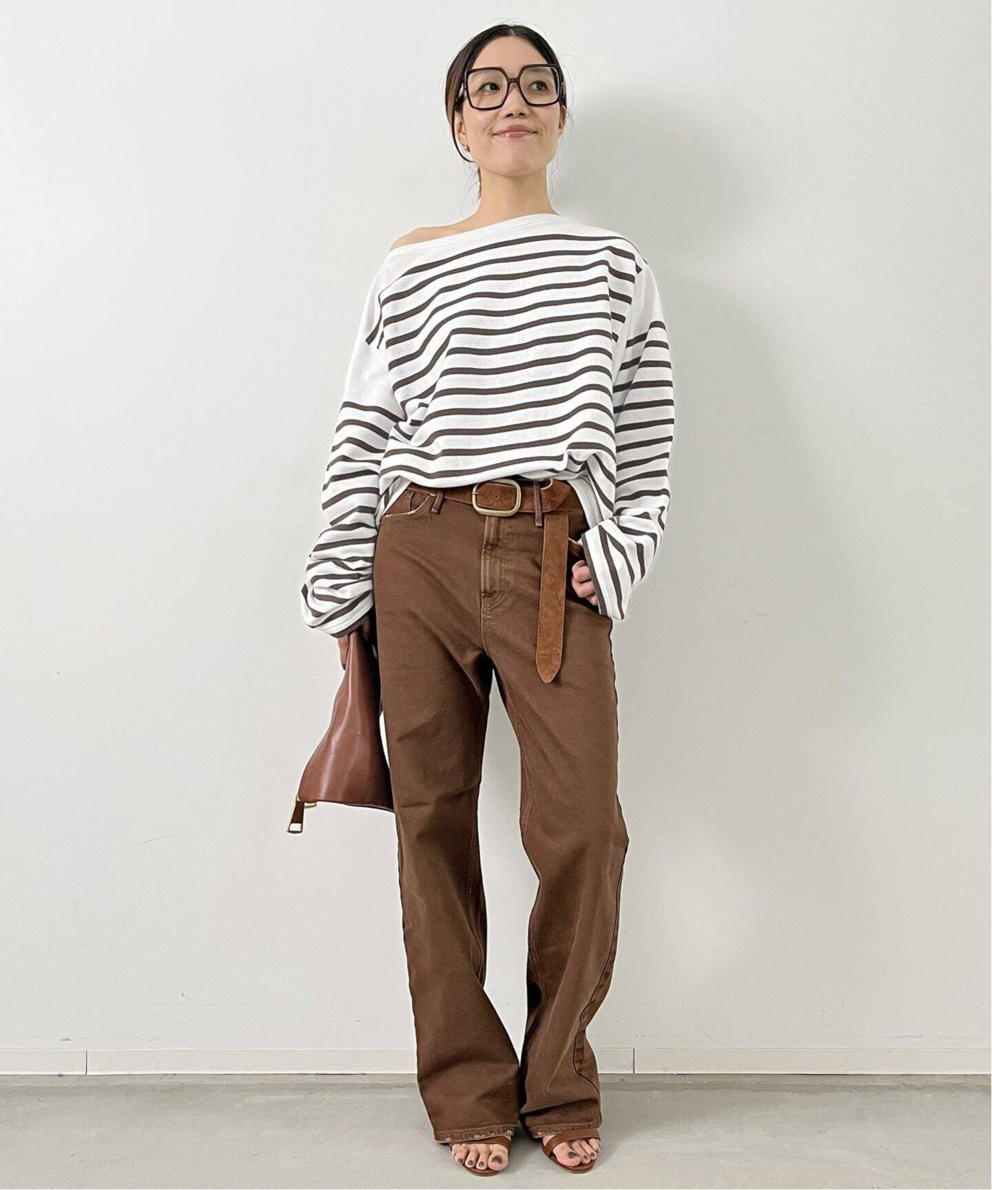 GOOD GRIEF!/グッドグリーフ】Border TOPS（Tシャツ／カットソー）｜L 