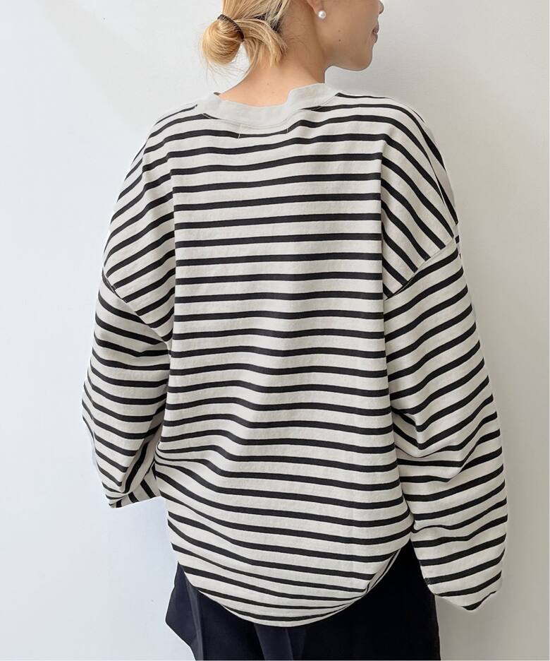 REMI RELIEF/レミレリーフ】Border L/S T-SH（Tシャツ／カットソー 