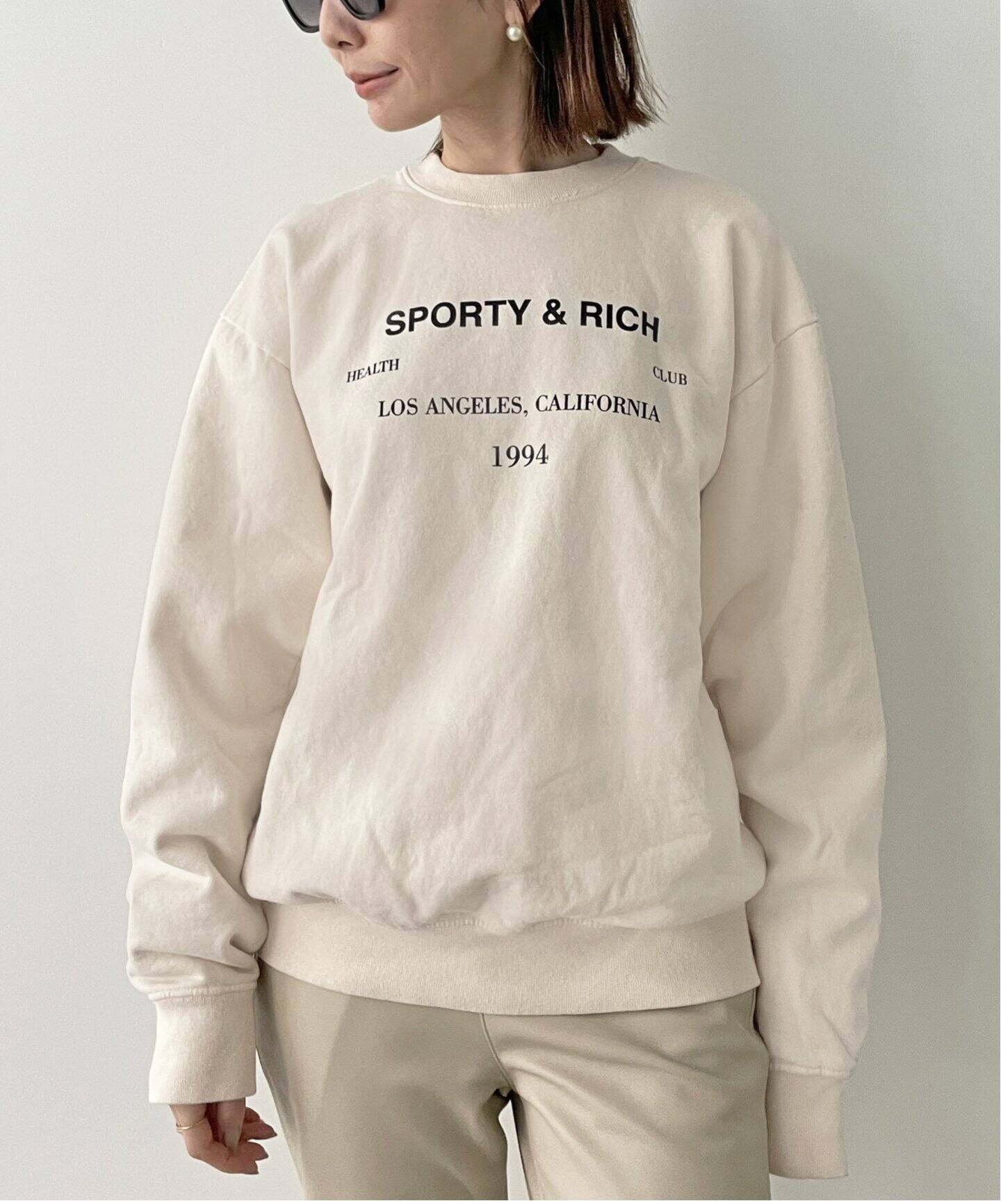 SPORTY&RICH/スポーティアンドリッチ】LA HEALTH CLUB C/N SWEAT  