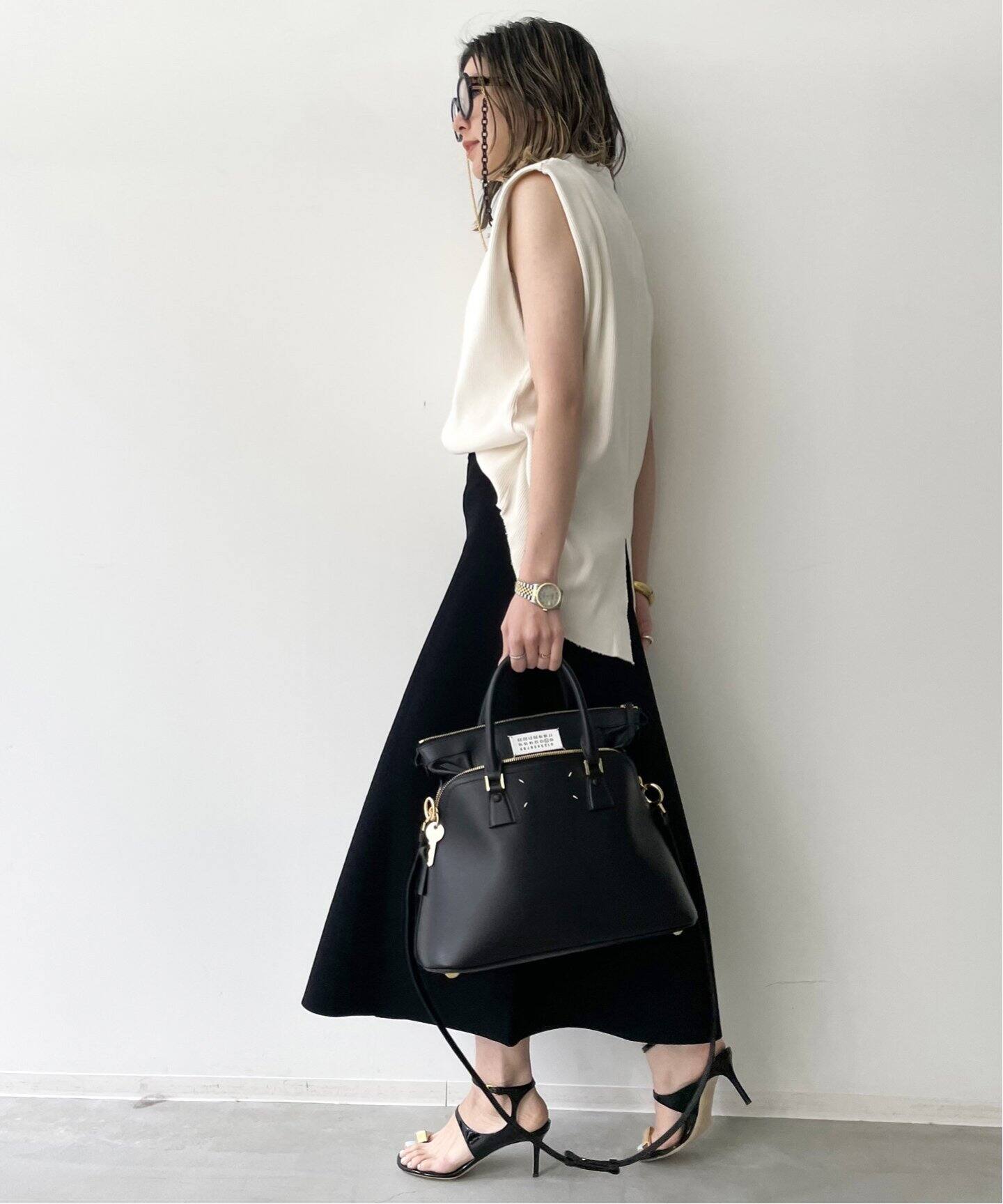 R JUBILEE / アールジュビリー】Big Rib Henly Neck Tops（Tシャツ 